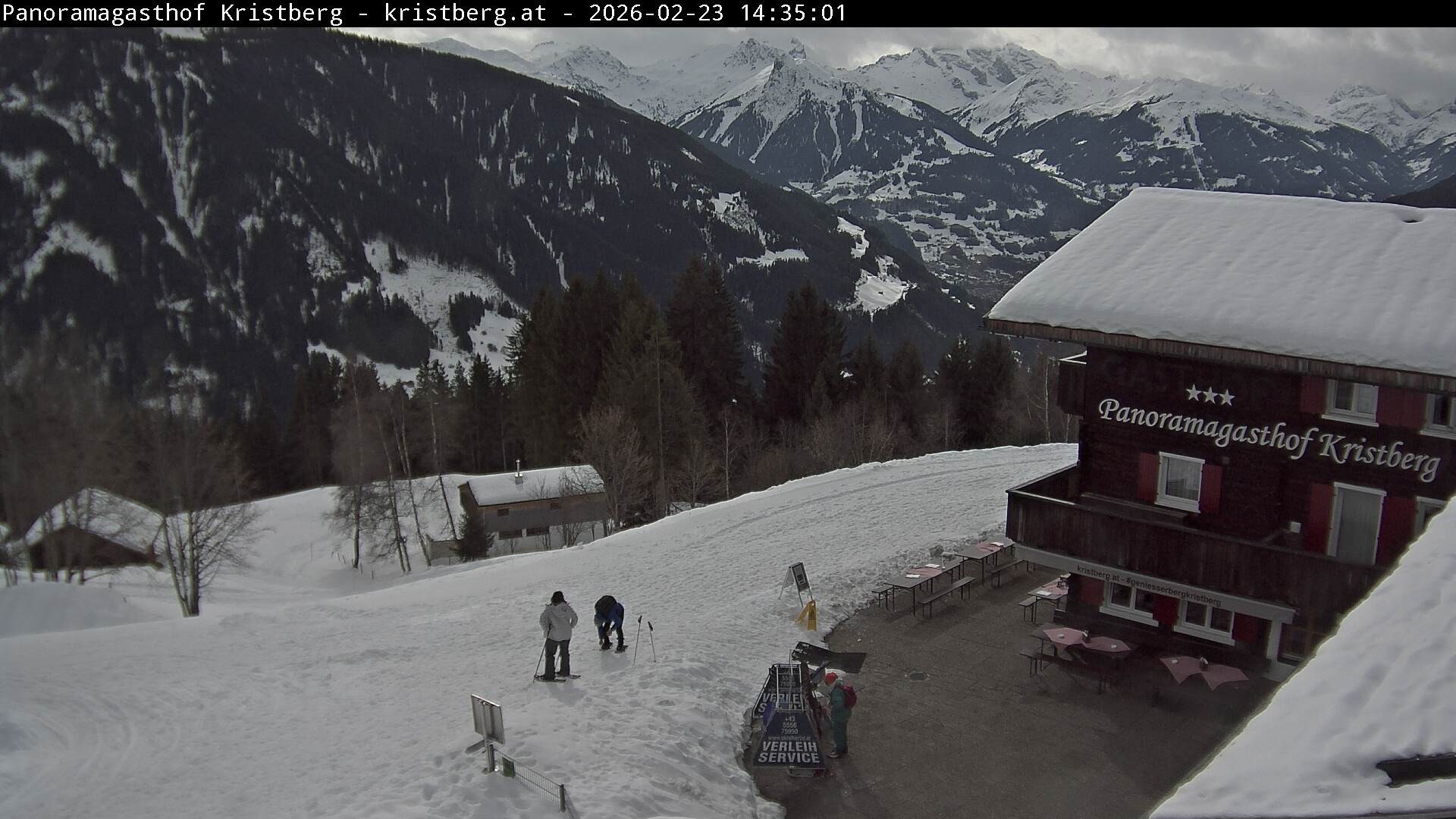 Archiv Foto Webcam Silbertal: Panoramagasthof Kristberg