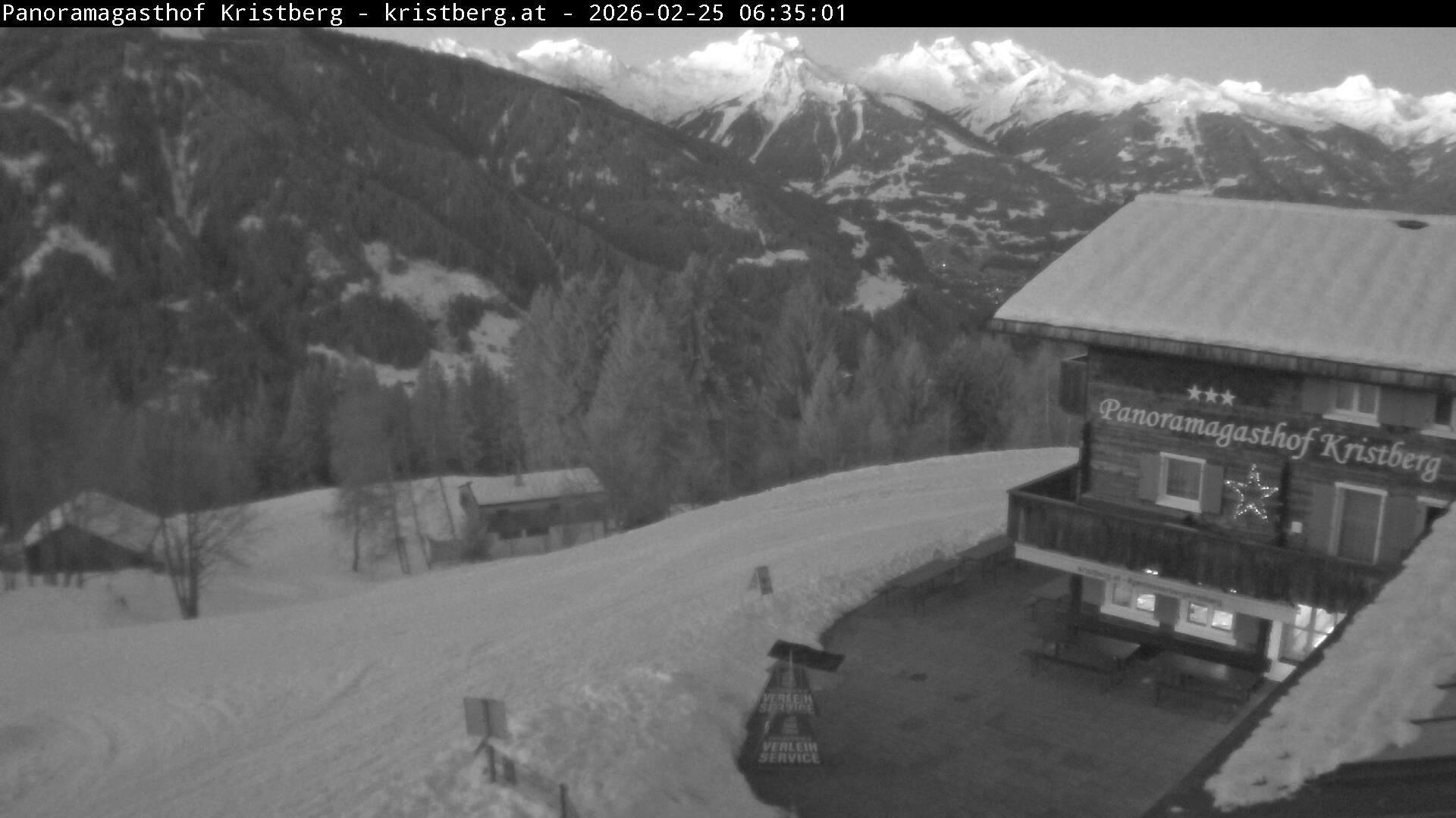 Archiv Foto Webcam Silbertal: Panoramagasthof Kristberg