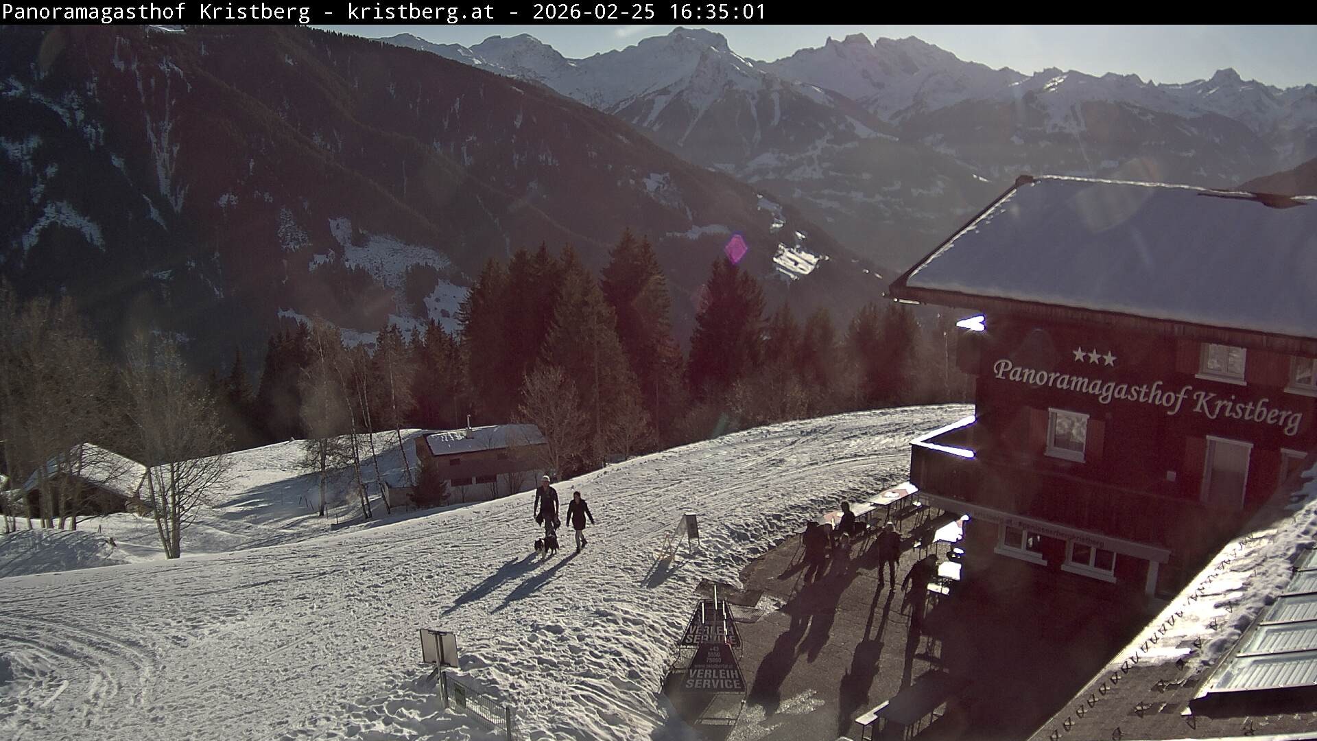 Archiv Foto Webcam Silbertal: Panoramagasthof Kristberg