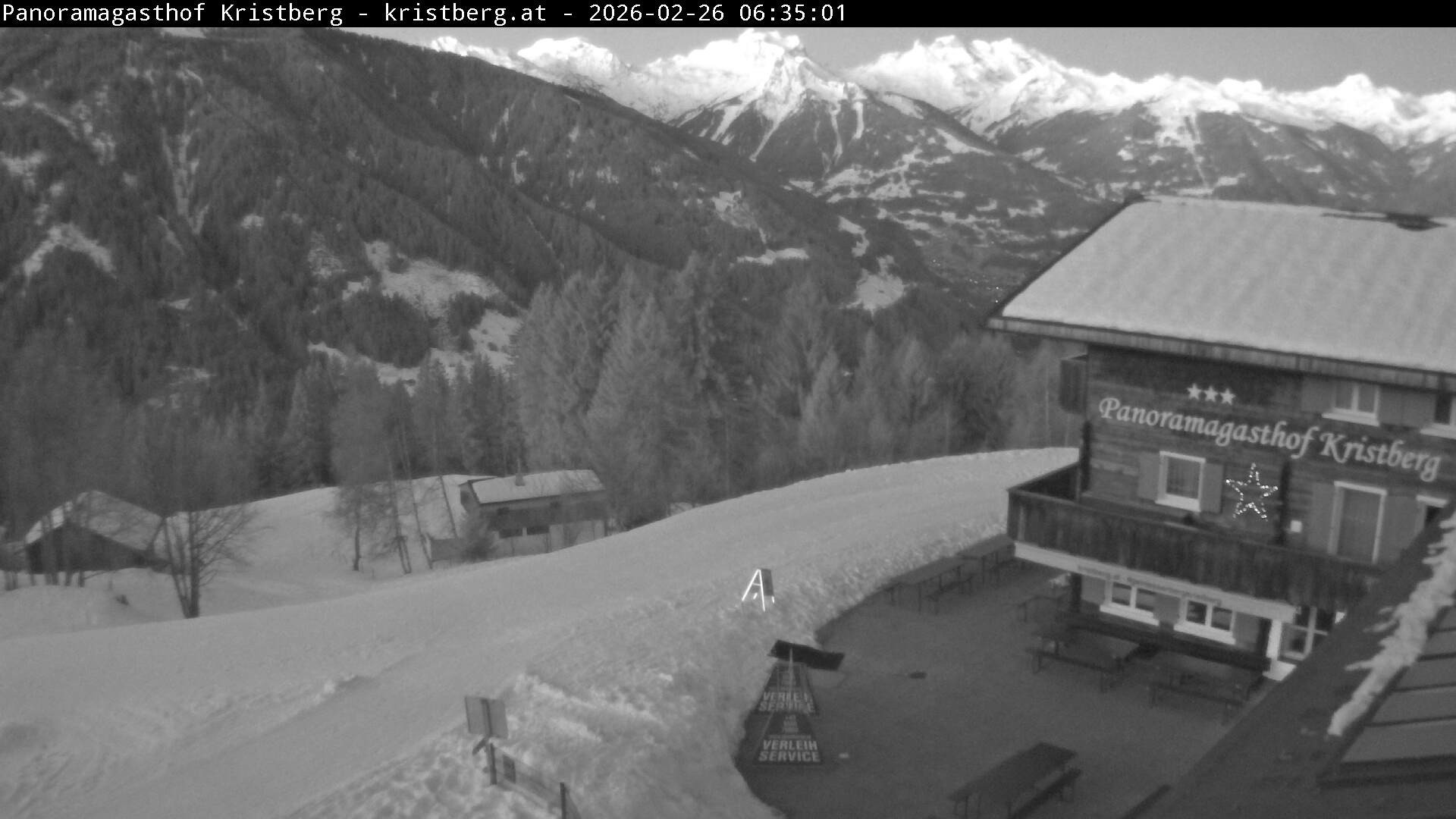 Archiv Foto Webcam Silbertal: Panoramagasthof Kristberg