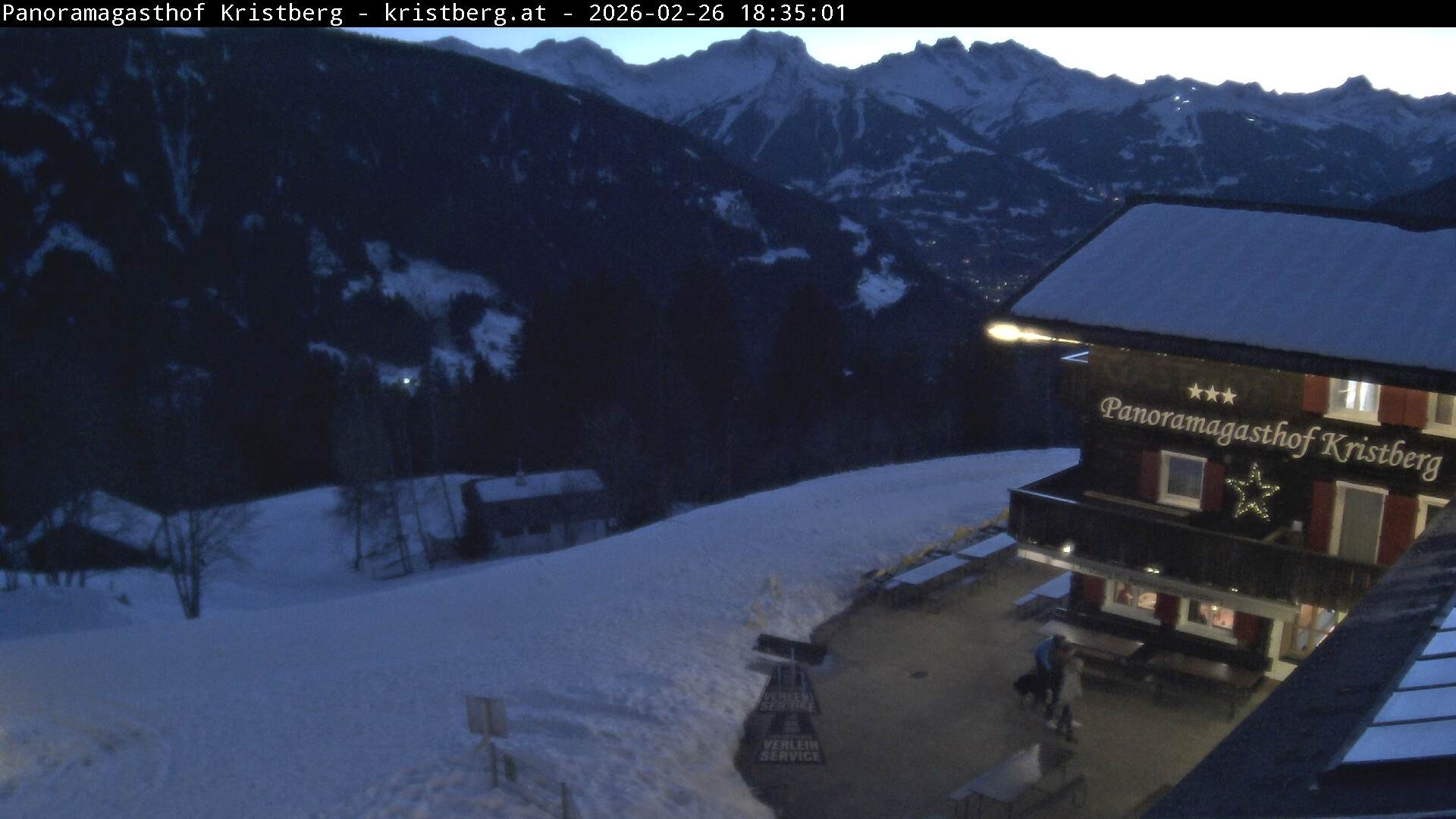 Archived image Webcam Restaurant Kristberg