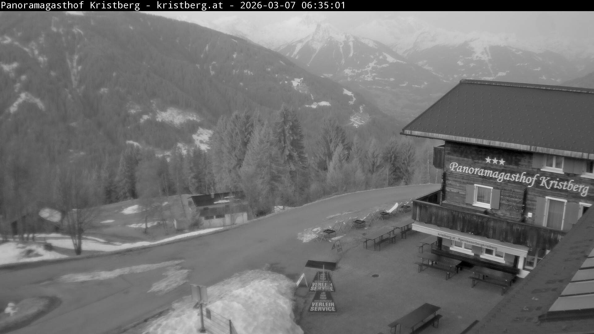 Archiv Foto Webcam Silbertal: Panoramagasthof Kristberg