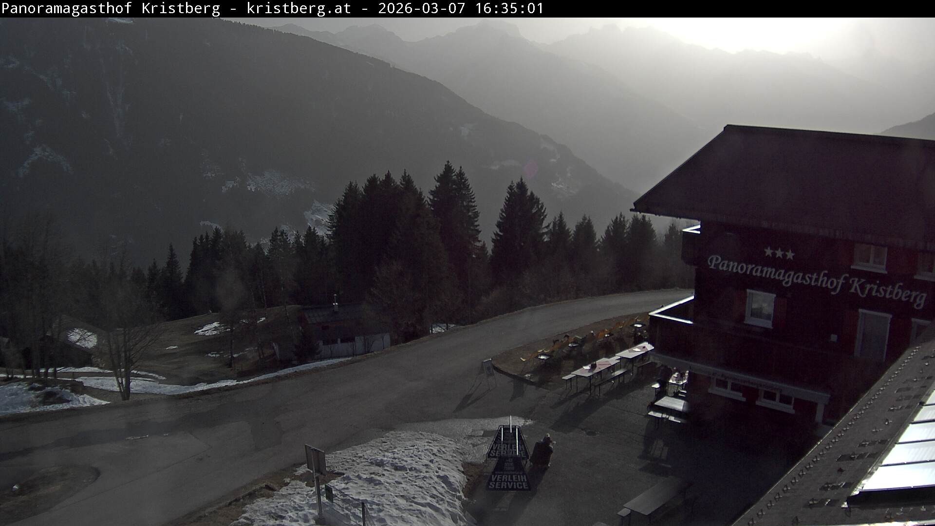 Archiv Foto Webcam Silbertal: Panoramagasthof Kristberg