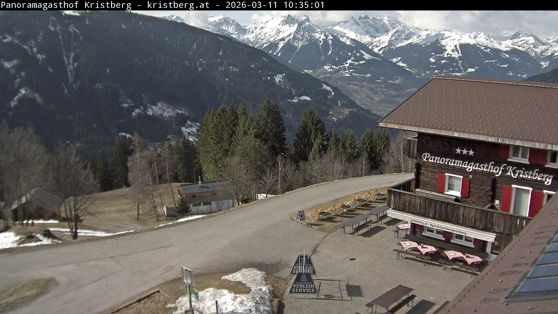 Archived image Webcam Restaurant Kristberg