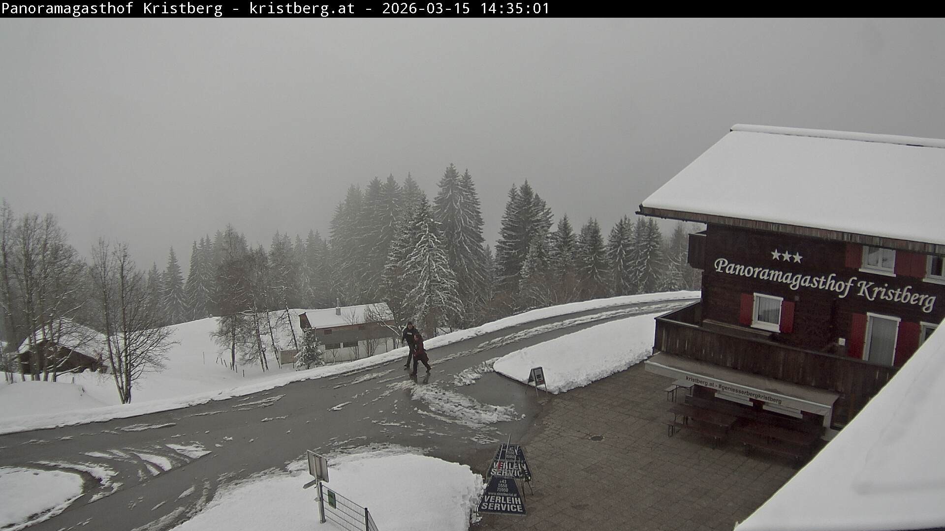 Archiv Foto Webcam Silbertal: Panoramagasthof Kristberg