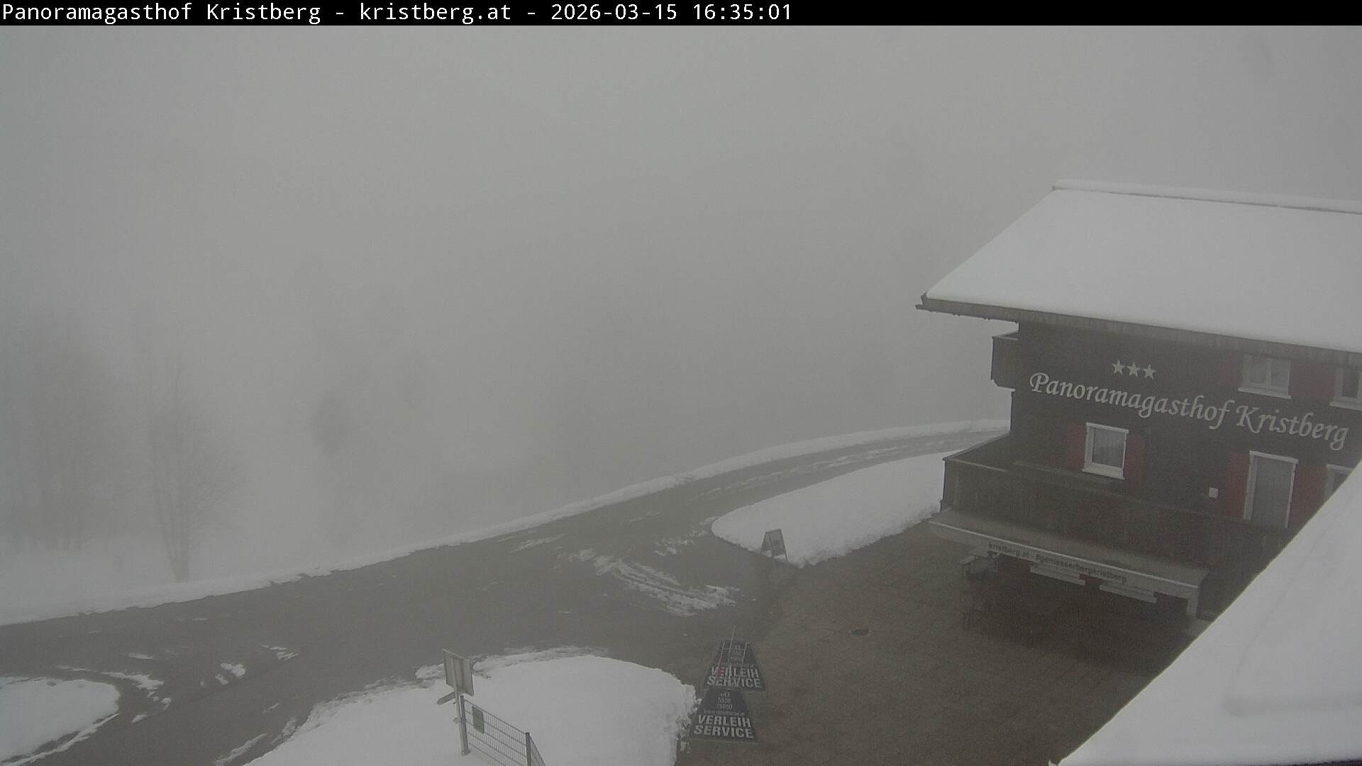 Archiv Foto Webcam Silbertal: Panoramagasthof Kristberg