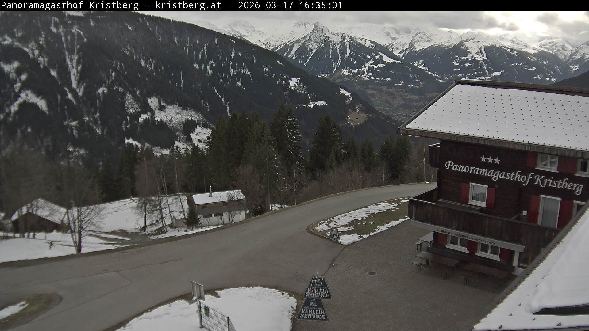 Archiv Foto Webcam Silbertal: Panoramagasthof Kristberg