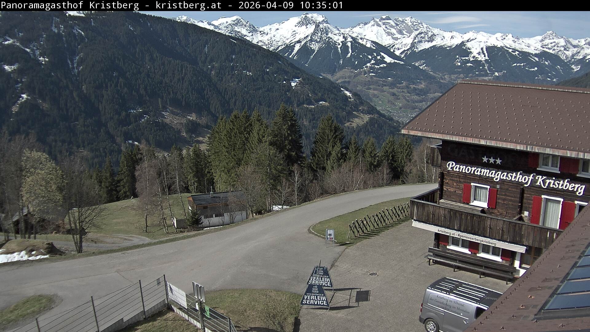 Archived image Webcam Restaurant Kristberg