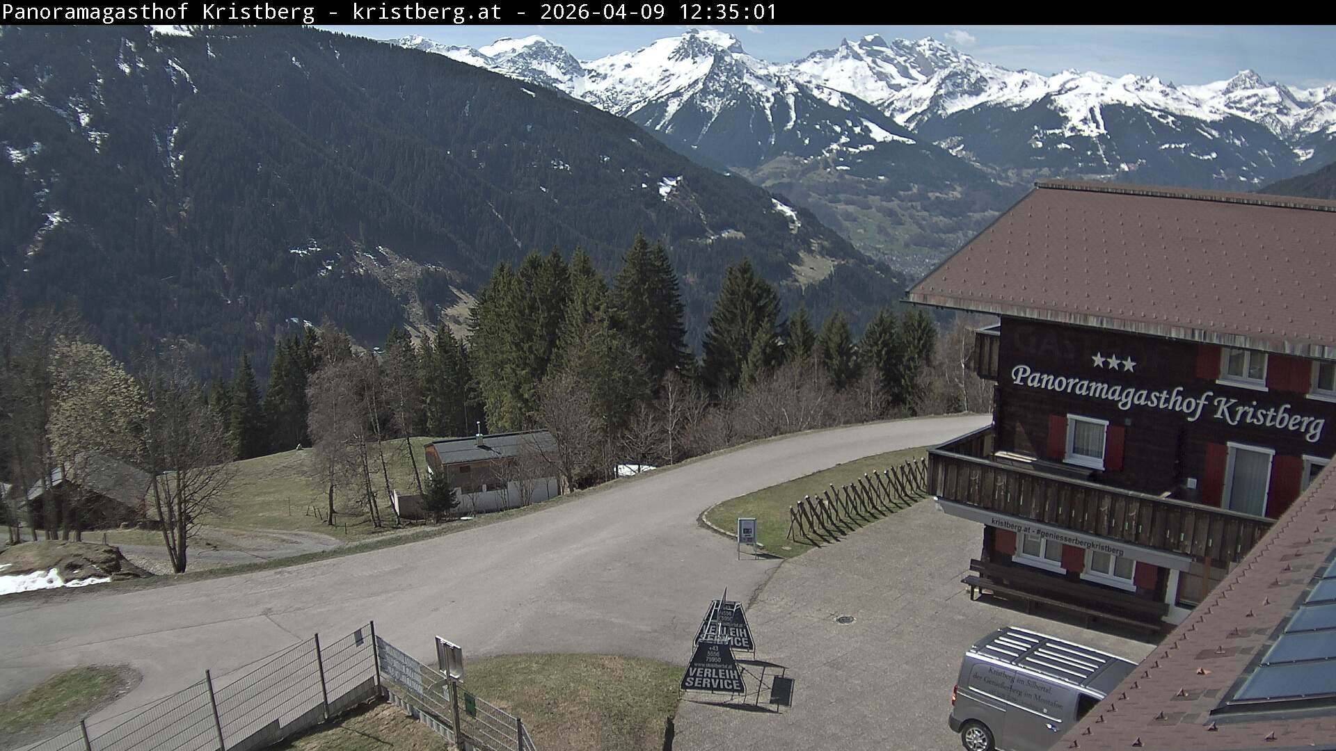 Archived image Webcam Restaurant Kristberg