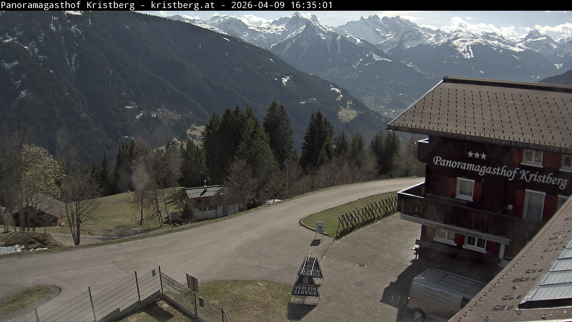 Archived image Webcam Restaurant Kristberg