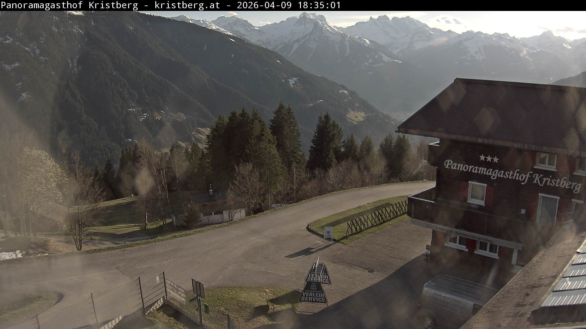 Archived image Webcam Restaurant Kristberg