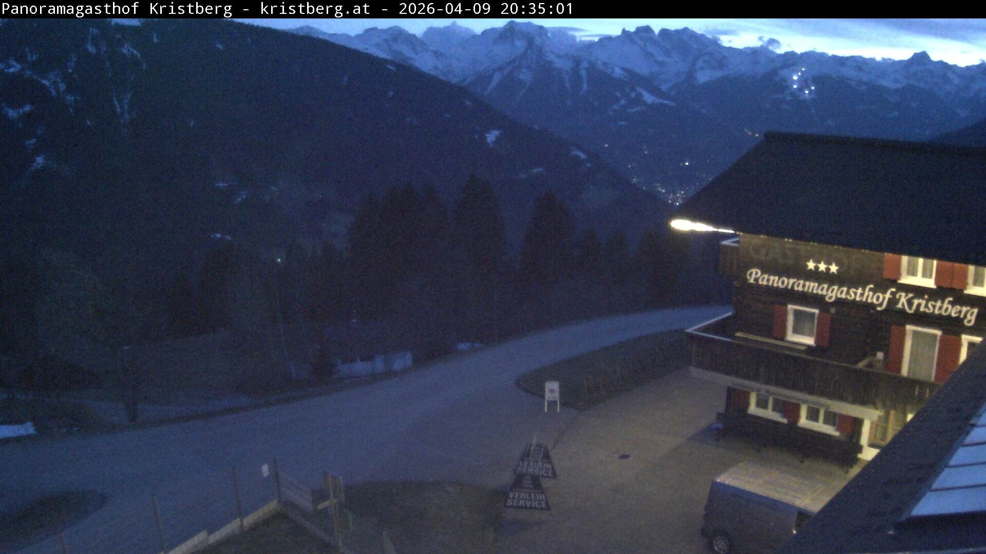 Archived image Webcam Restaurant Kristberg