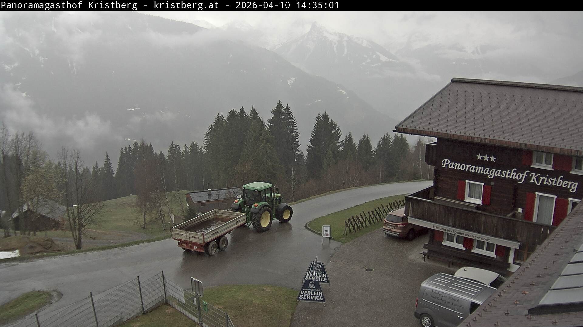 Archiv Foto Webcam Silbertal: Panoramagasthof Kristberg