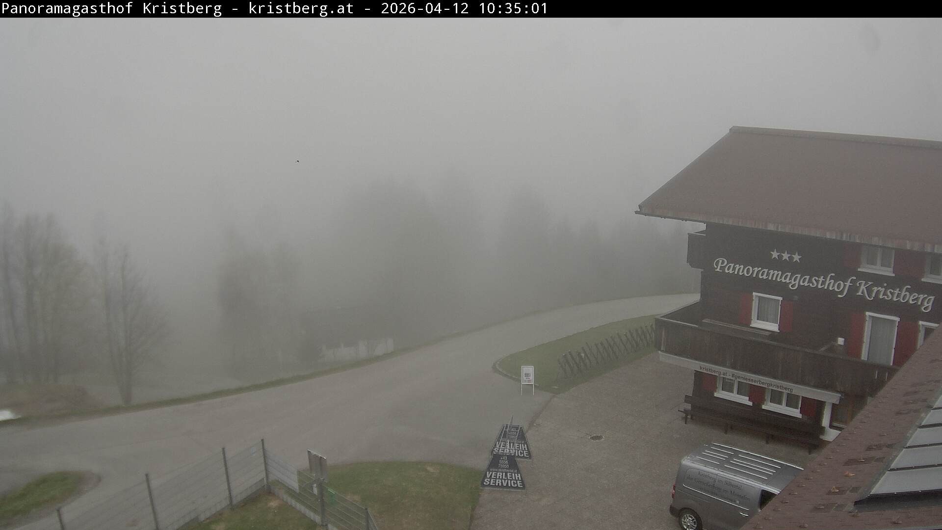 Archiv Foto Webcam Silbertal: Panoramagasthof Kristberg