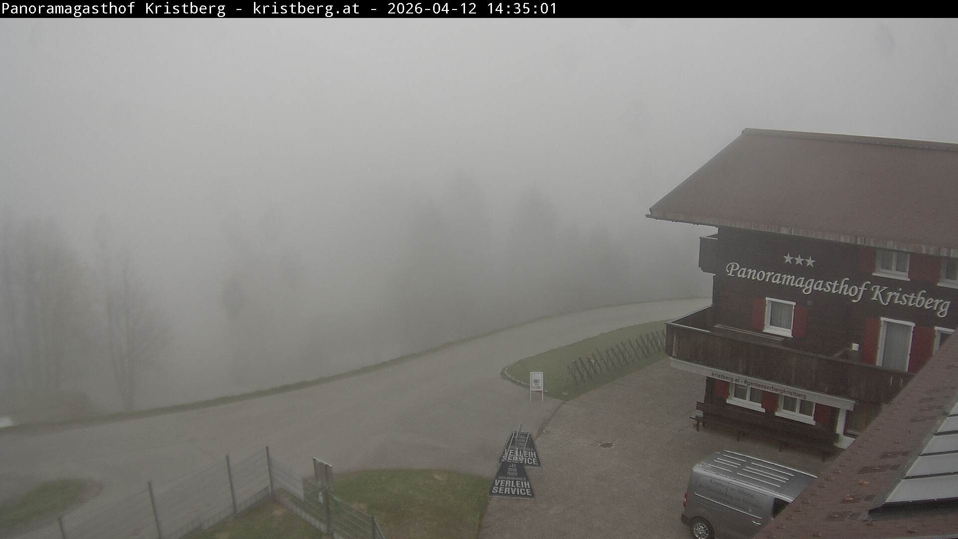 Archiv Foto Webcam Silbertal: Panoramagasthof Kristberg