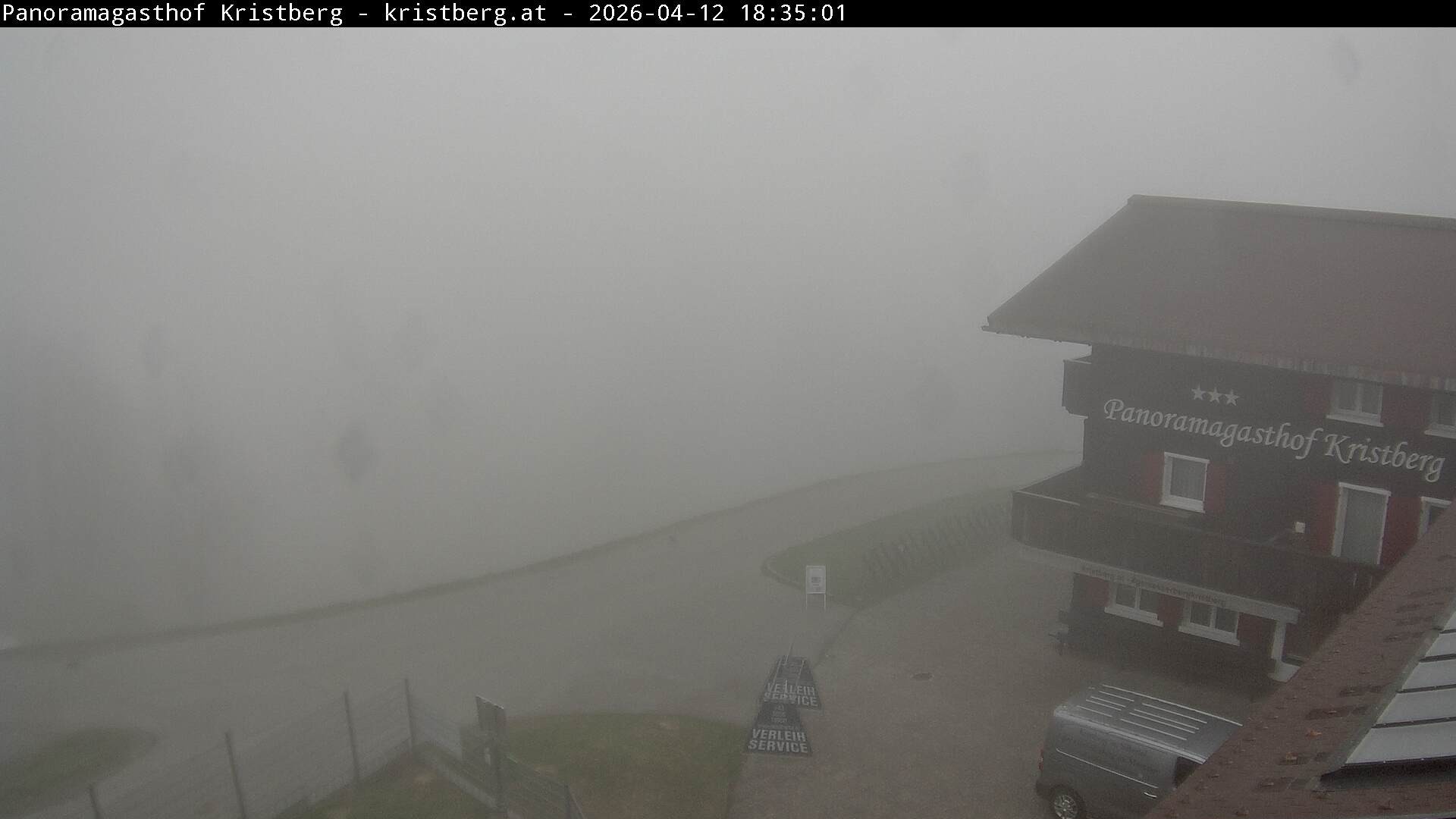 Archiv Foto Webcam Silbertal: Panoramagasthof Kristberg