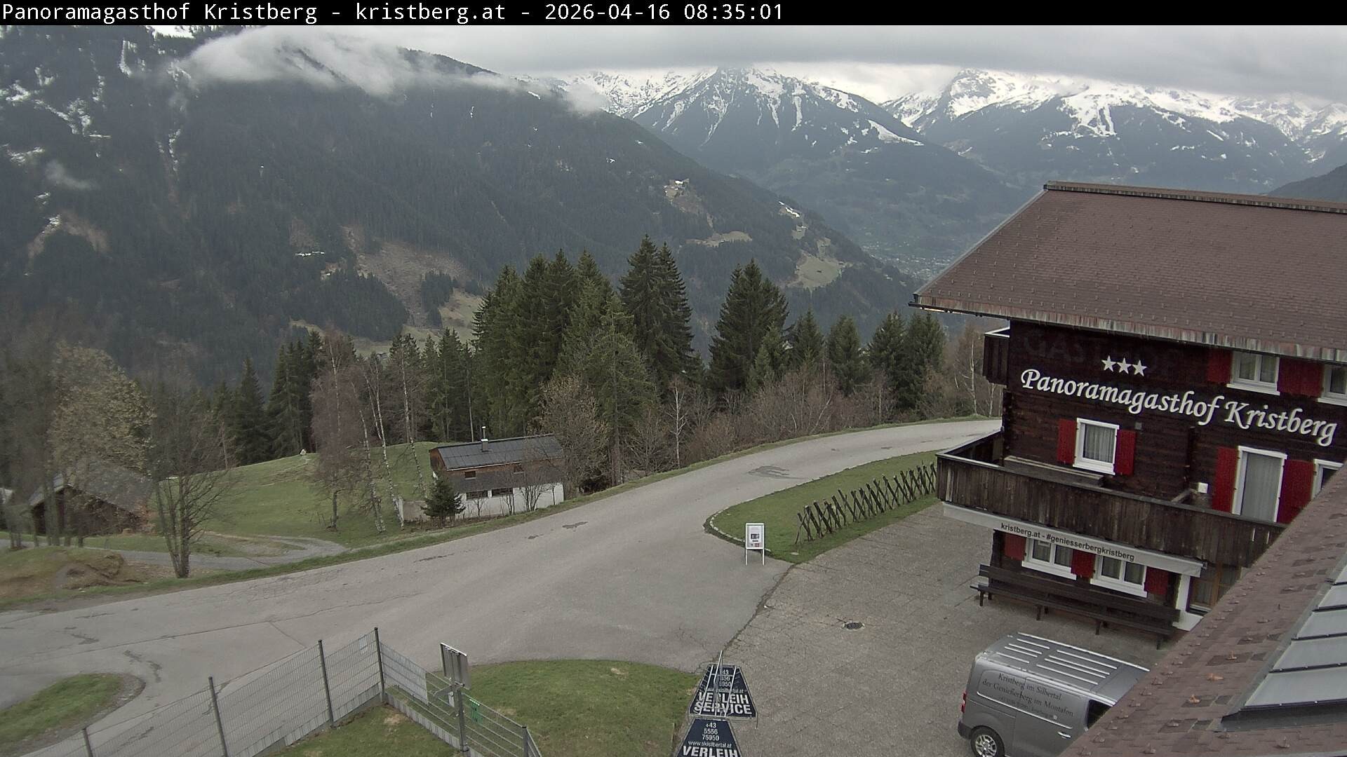 Archiv Foto Webcam Silbertal: Panoramagasthof Kristberg