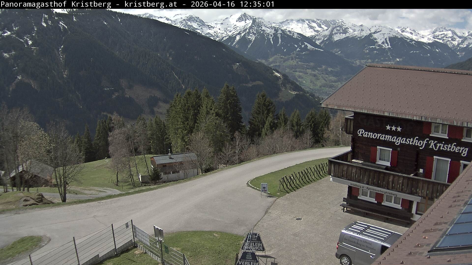 Archiv Foto Webcam Silbertal: Panoramagasthof Kristberg
