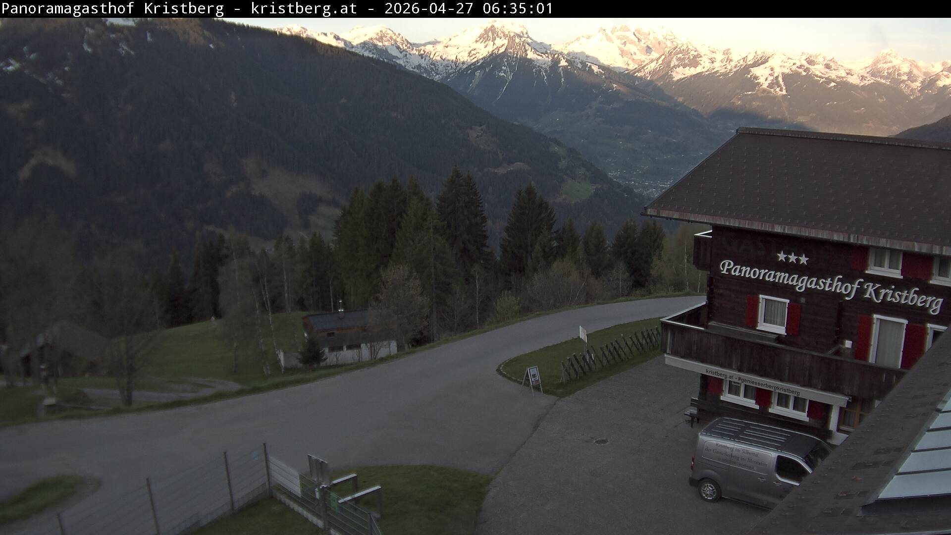 Archiv Foto Webcam Silbertal: Panoramagasthof Kristberg