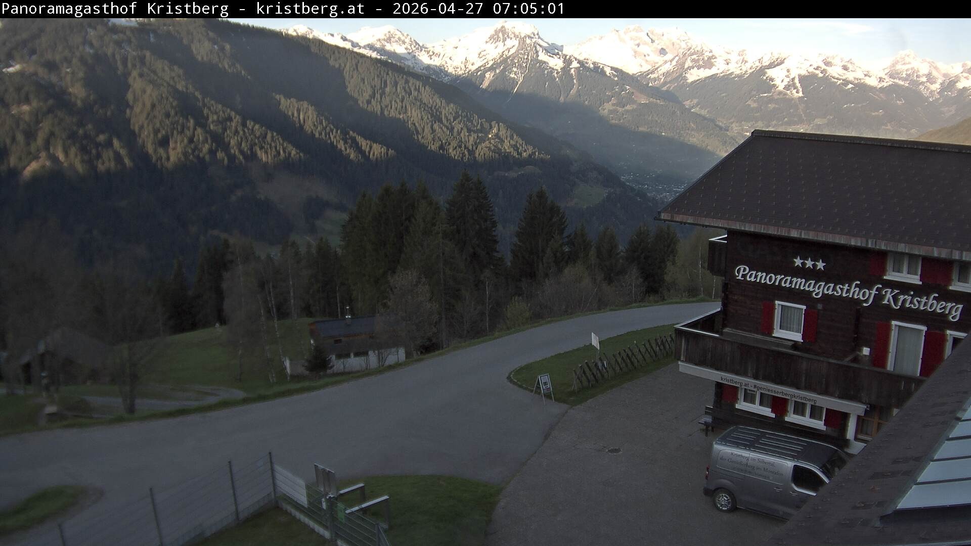 Archiv Foto Webcam Silbertal: Panoramagasthof Kristberg