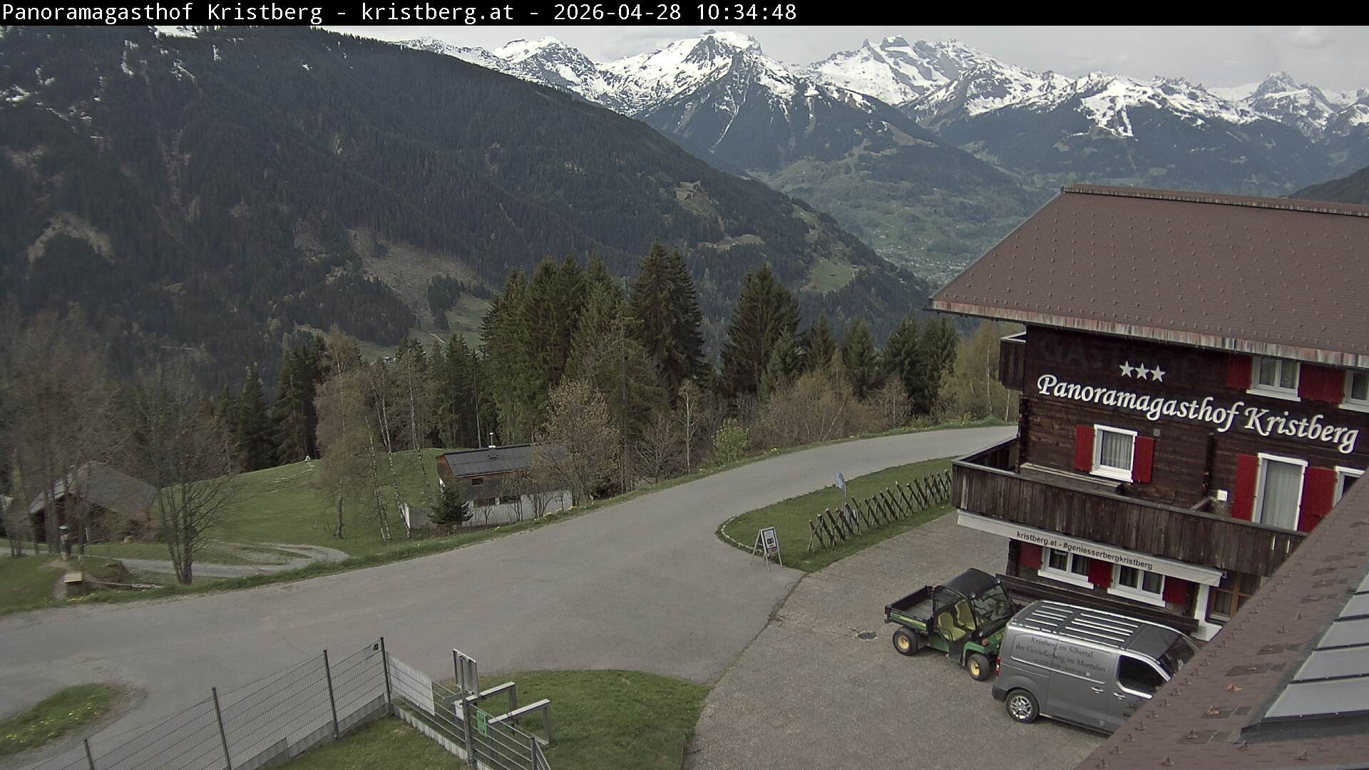 Archiv Foto Webcam Silbertal: Panoramagasthof Kristberg