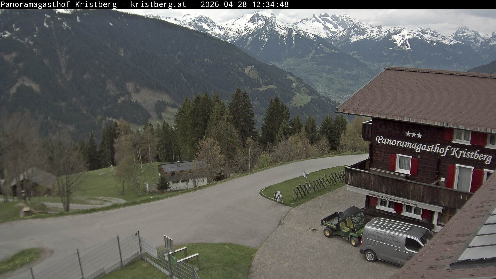 Archiv Foto Webcam Silbertal: Panoramagasthof Kristberg