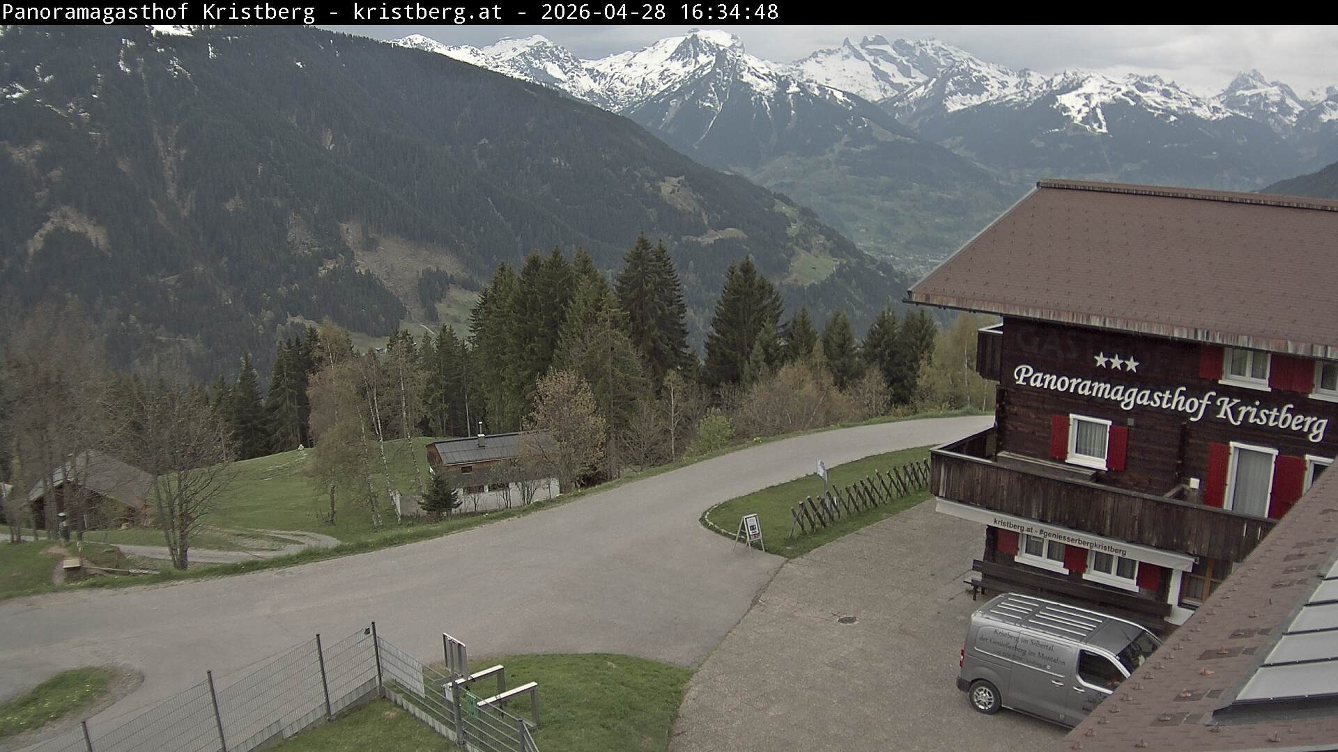 Archiv Foto Webcam Silbertal: Panoramagasthof Kristberg