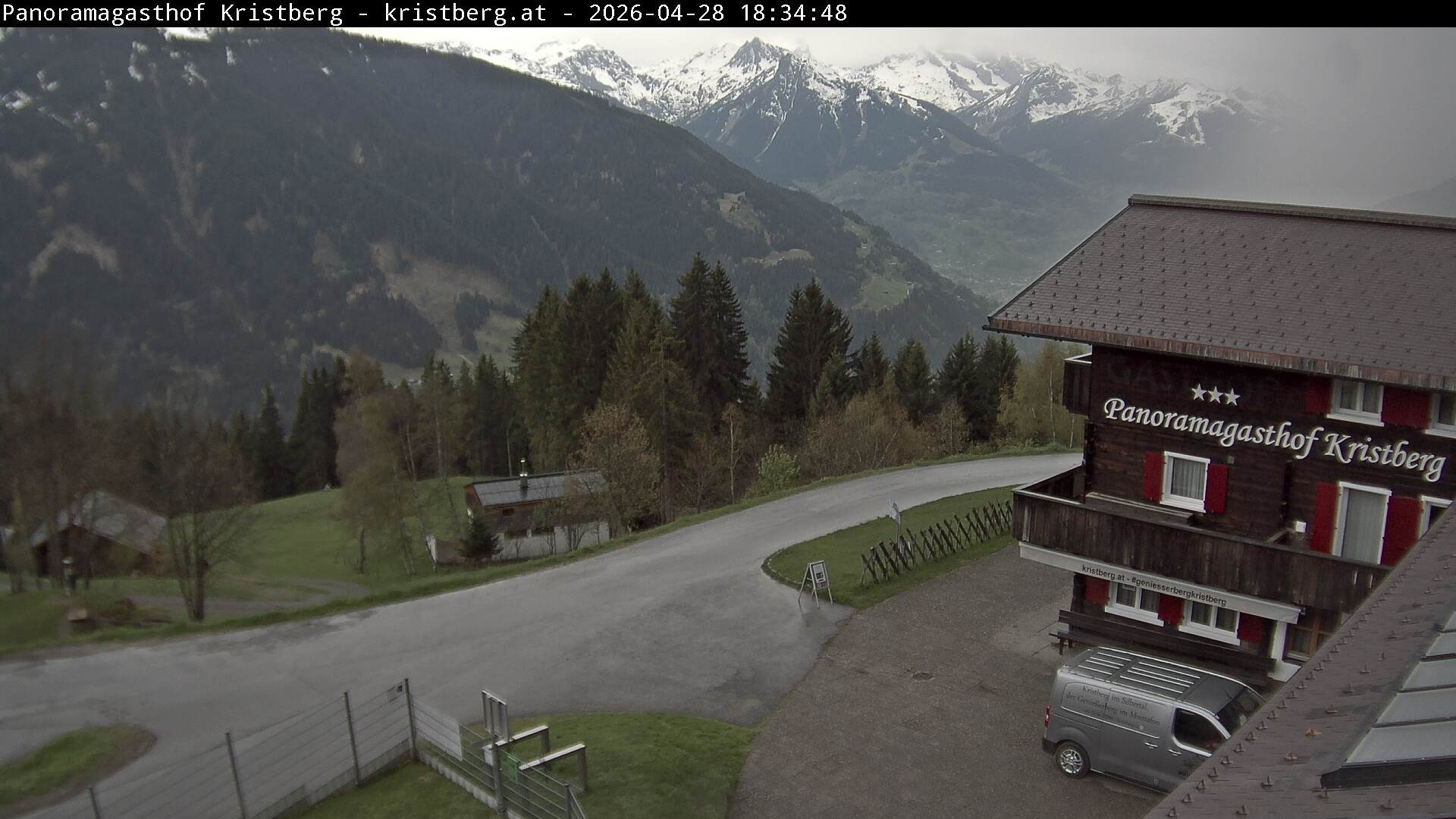 Archiv Foto Webcam Silbertal: Panoramagasthof Kristberg