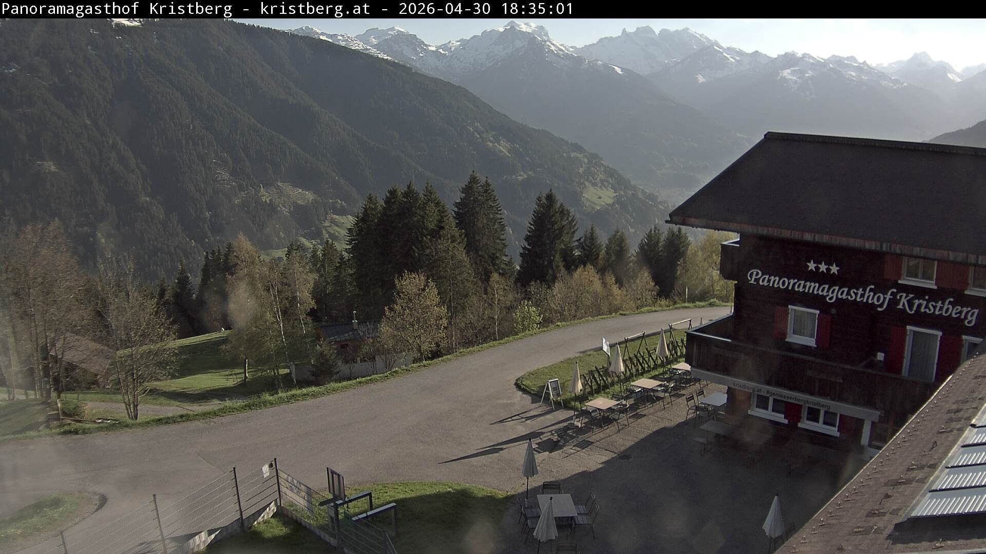 Archiv Foto Webcam Silbertal: Panoramagasthof Kristberg