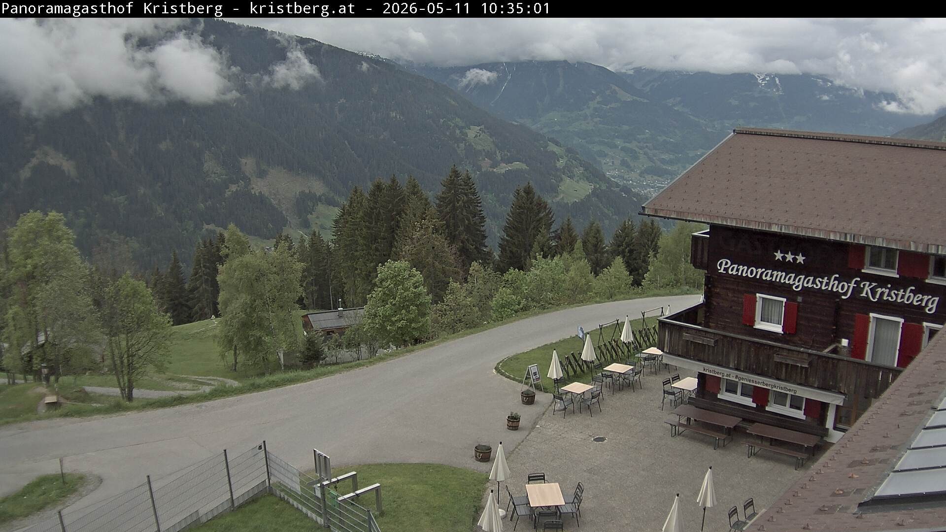 Archiv Foto Webcam Silbertal: Panoramagasthof Kristberg