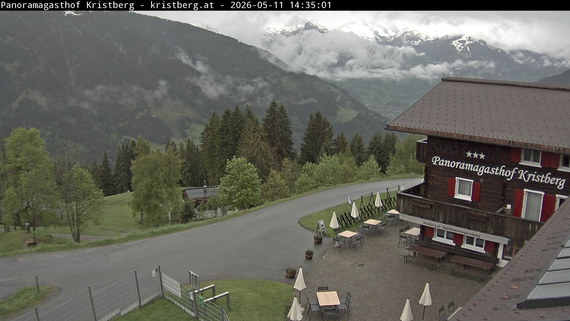 Archiv Foto Webcam Silbertal: Panoramagasthof Kristberg