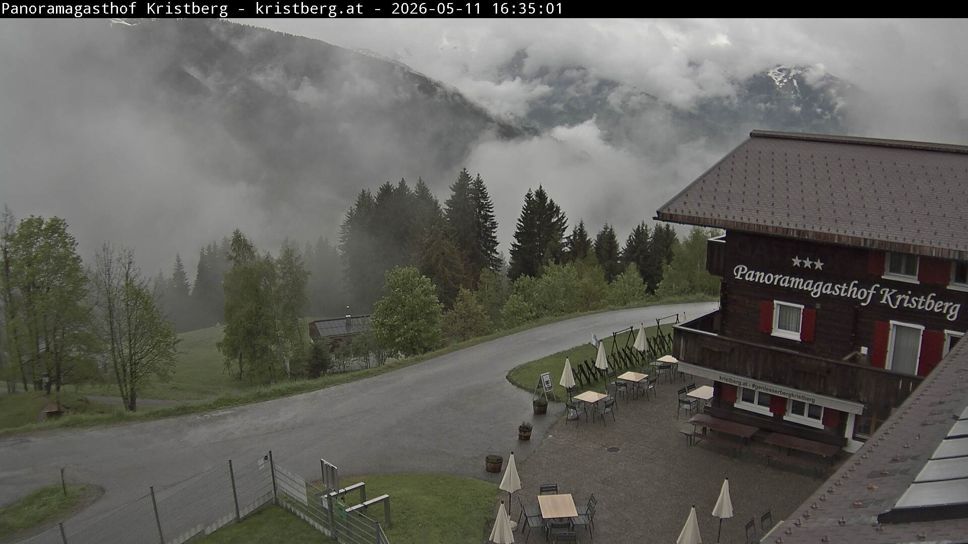 Archiv Foto Webcam Silbertal: Panoramagasthof Kristberg