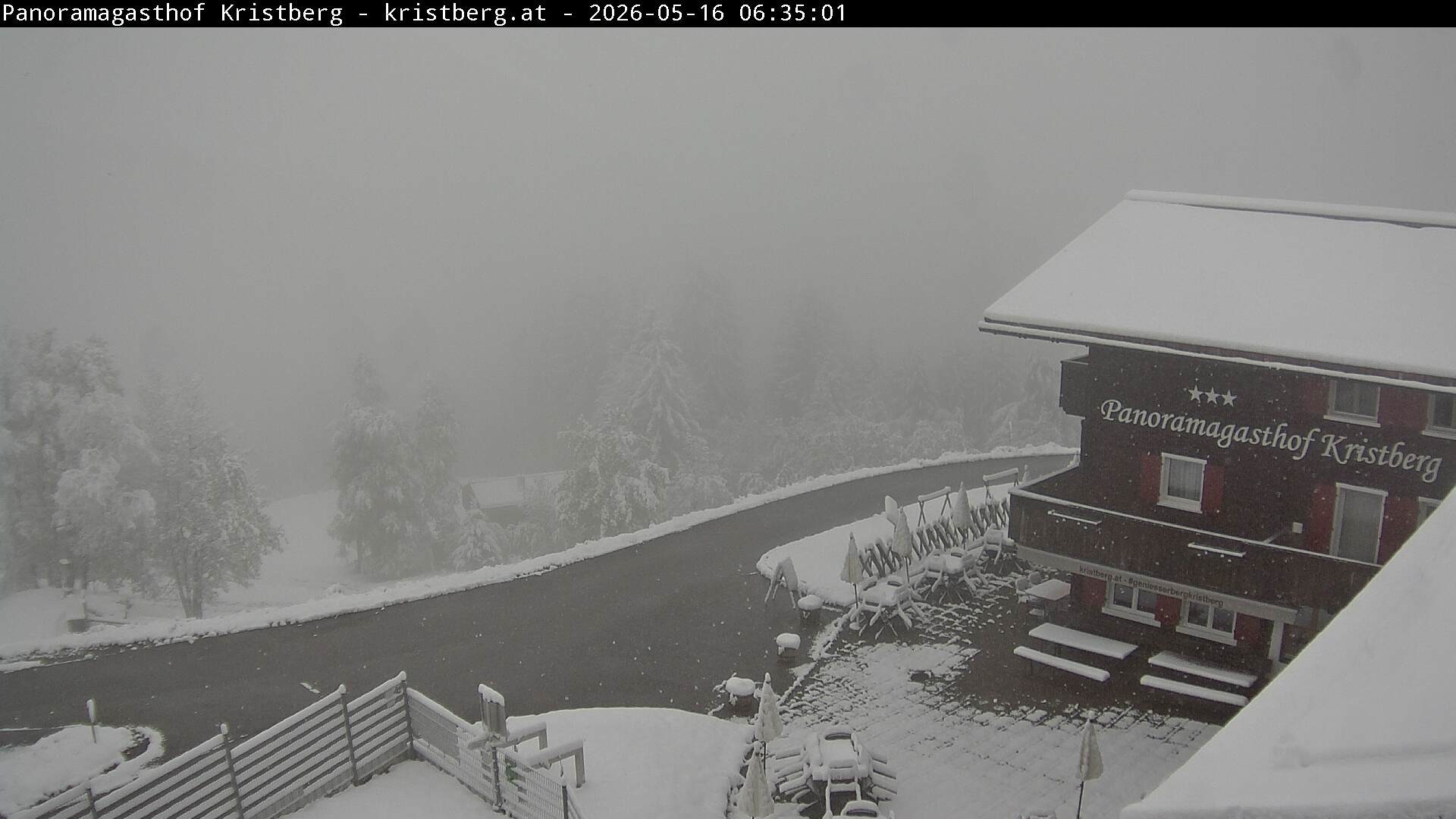 Archiv Foto Webcam Silbertal: Panoramagasthof Kristberg