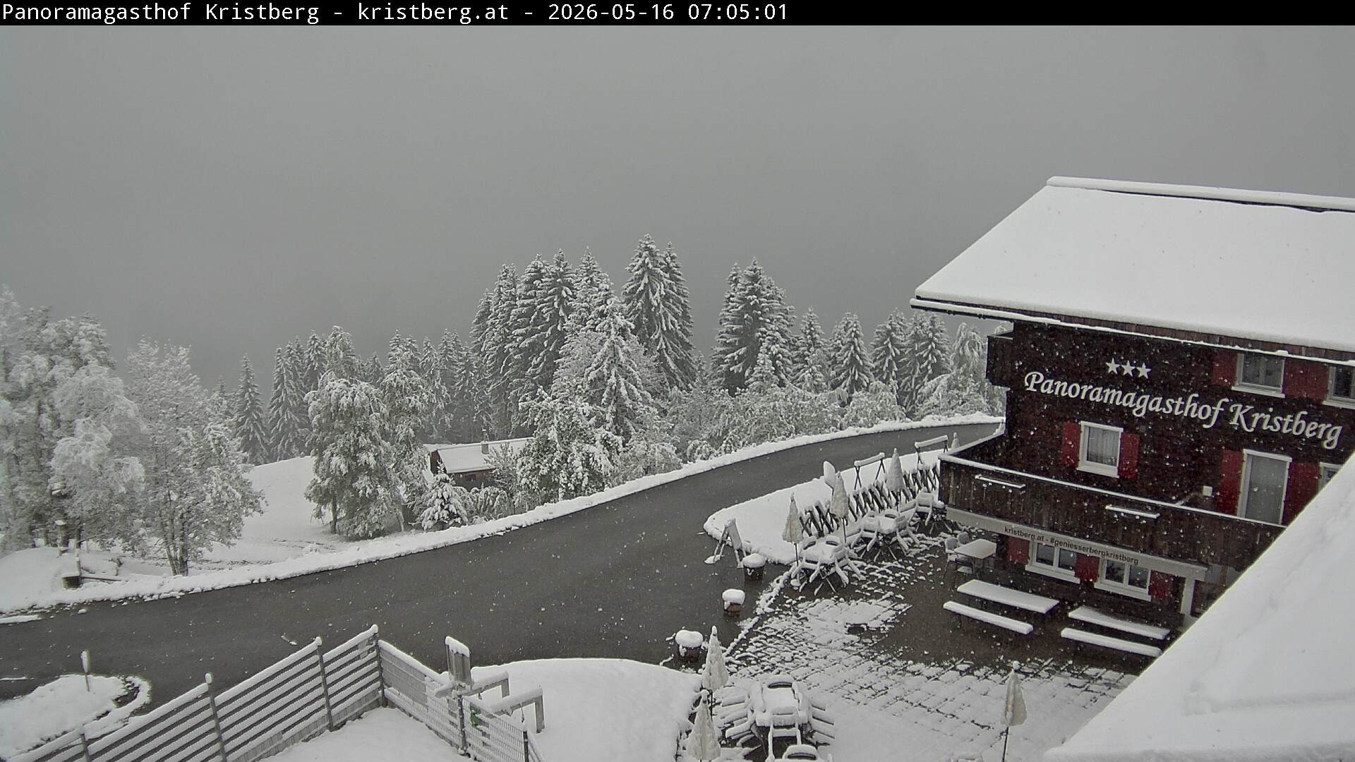 Archiv Foto Webcam Silbertal: Panoramagasthof Kristberg