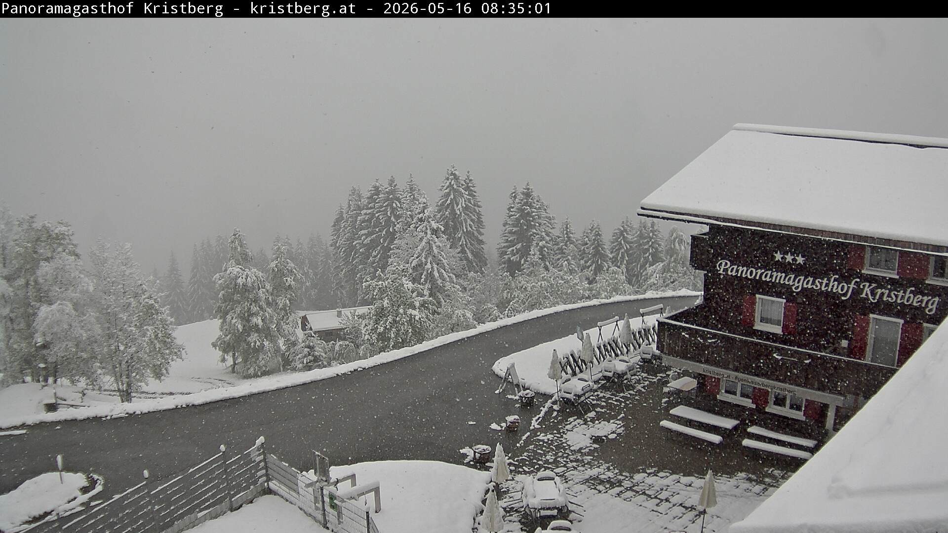 Archiv Foto Webcam Silbertal: Panoramagasthof Kristberg