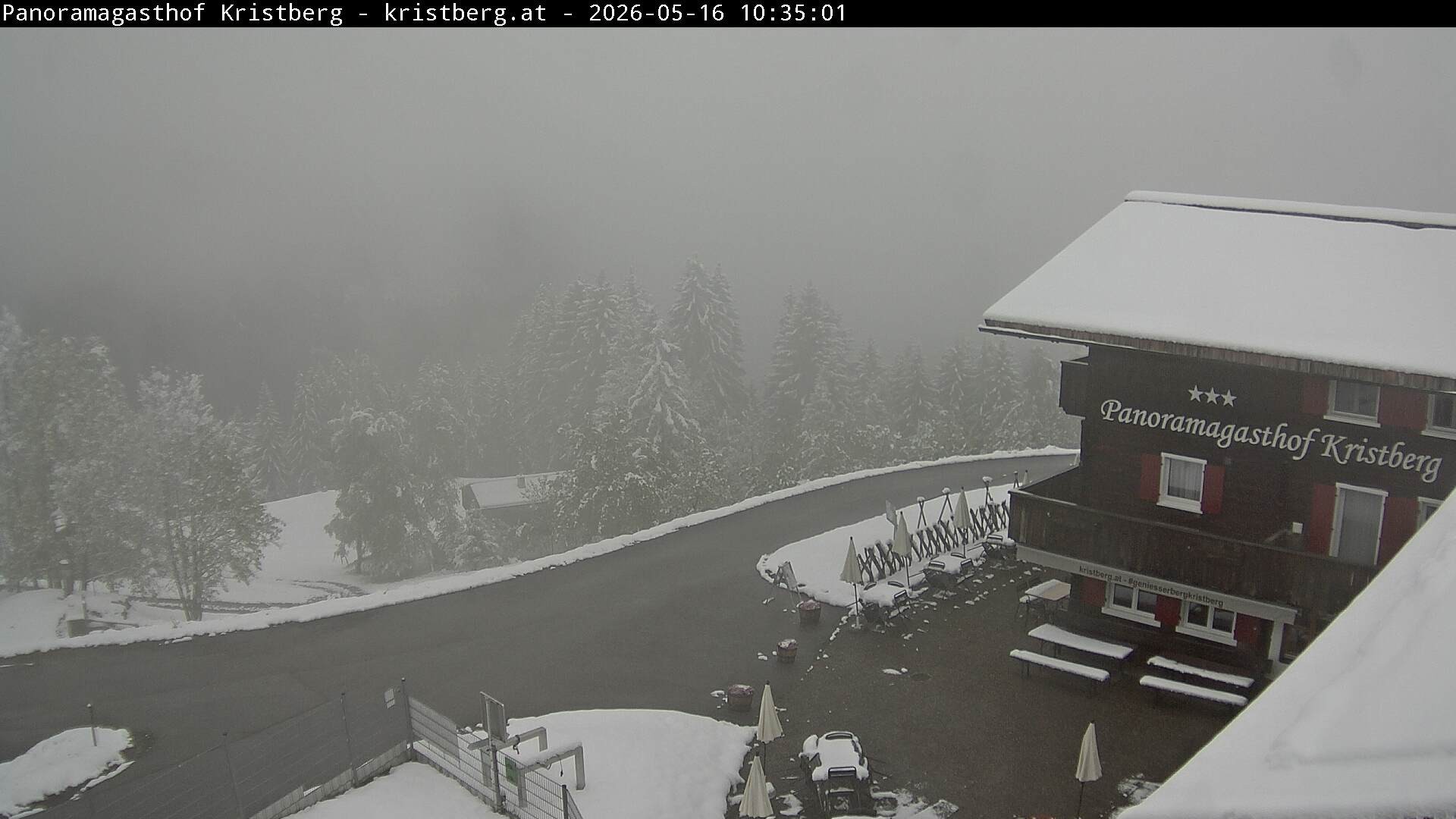 Archiv Foto Webcam Silbertal: Panoramagasthof Kristberg