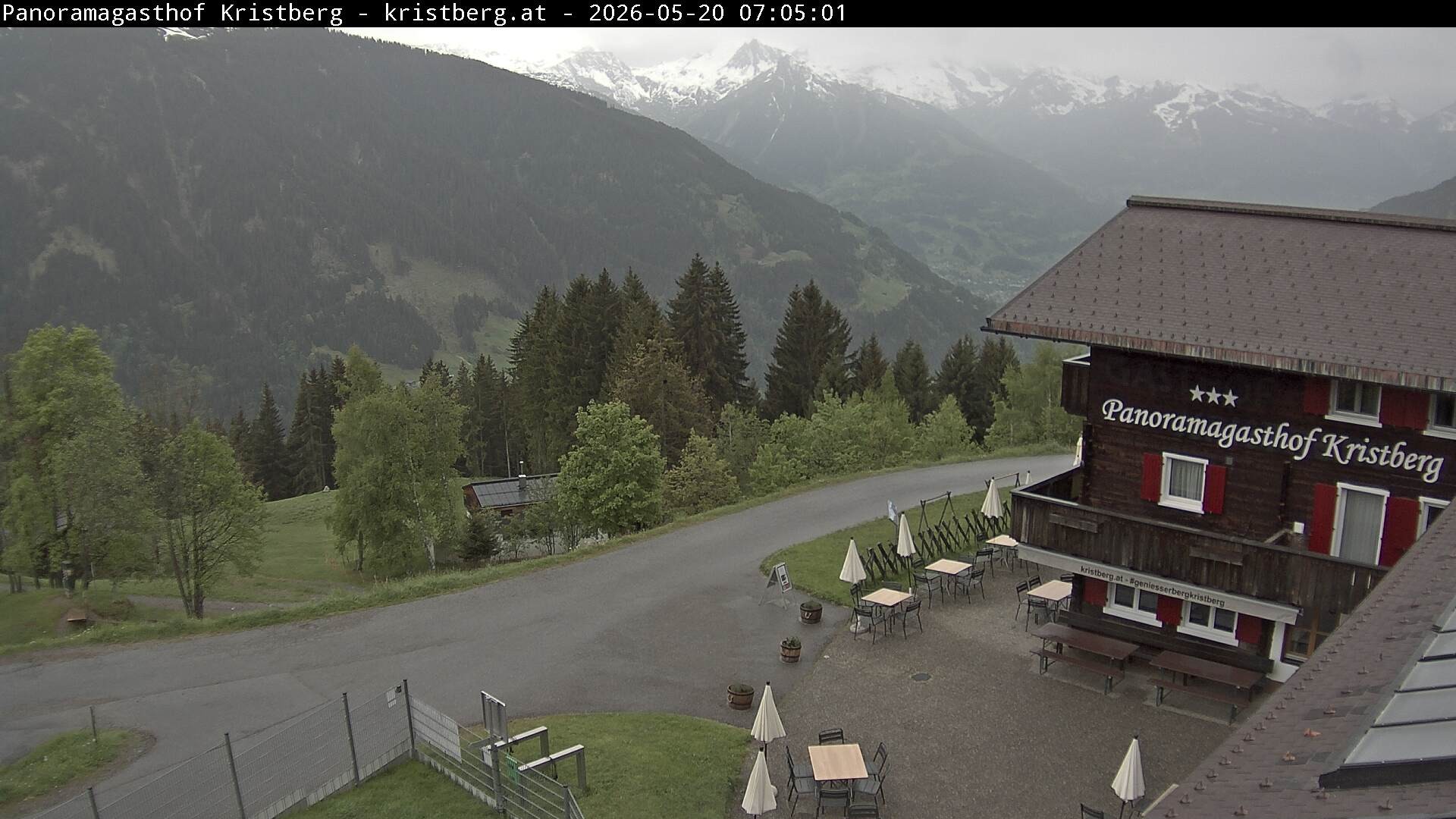 Archiv Foto Webcam Silbertal: Panoramagasthof Kristberg
