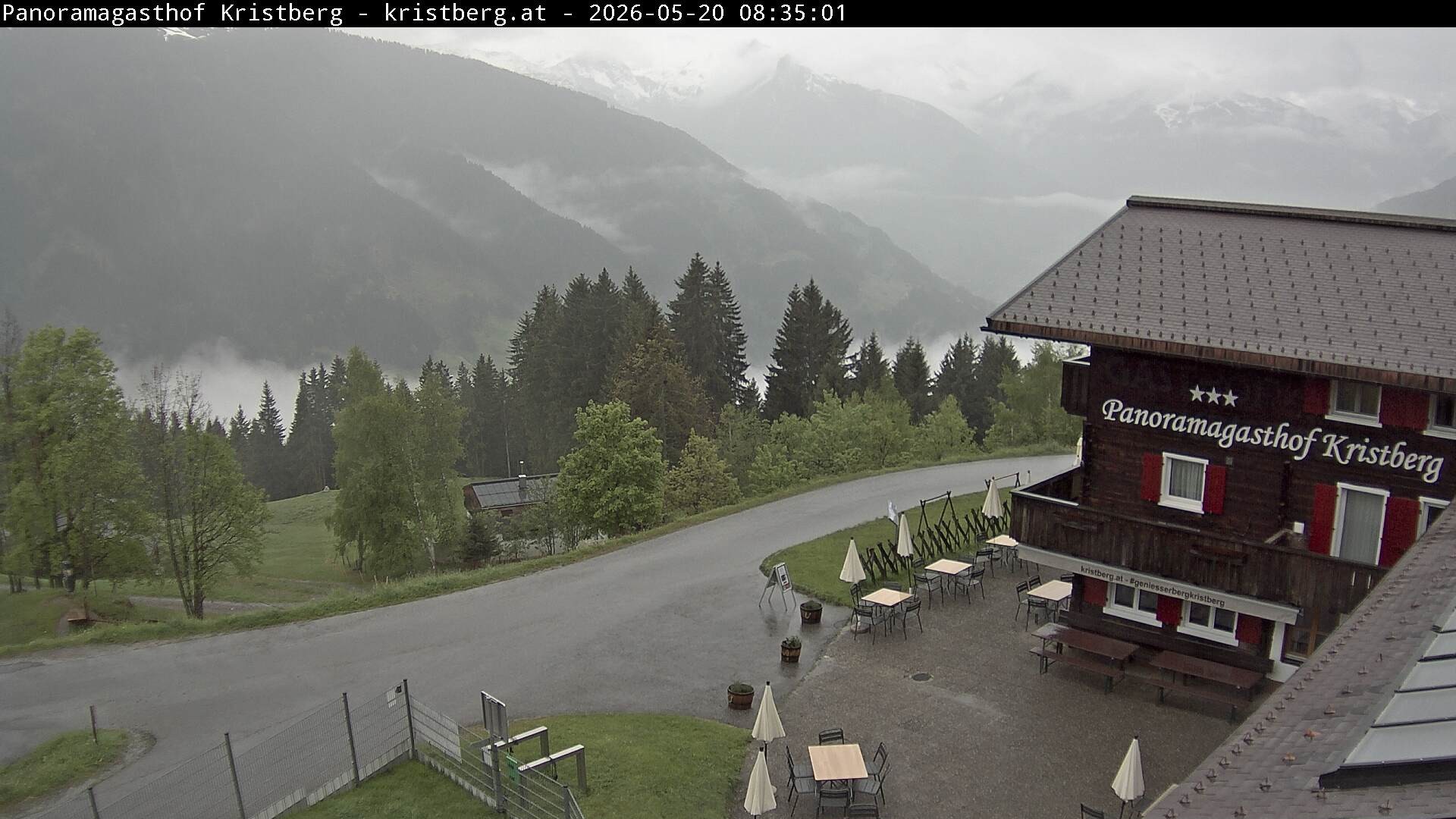 Archiv Foto Webcam Silbertal: Panoramagasthof Kristberg