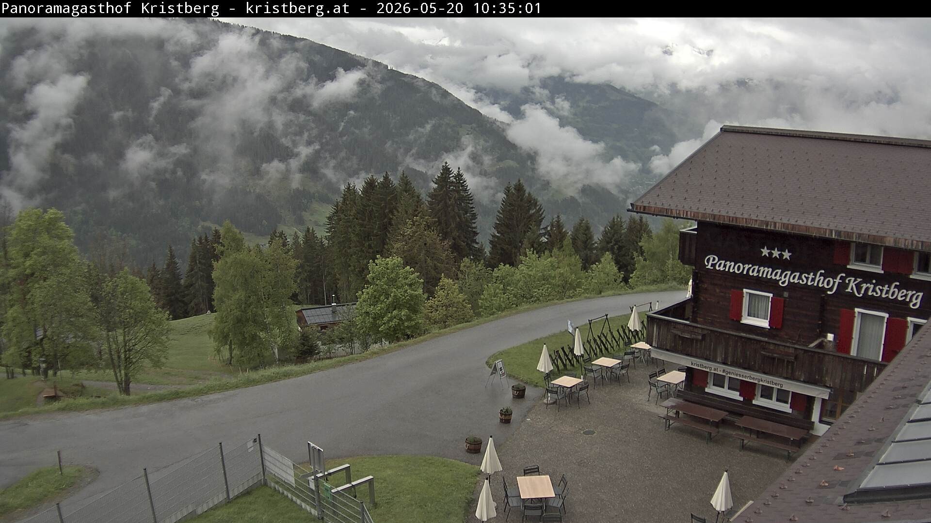 Archiv Foto Webcam Silbertal: Panoramagasthof Kristberg