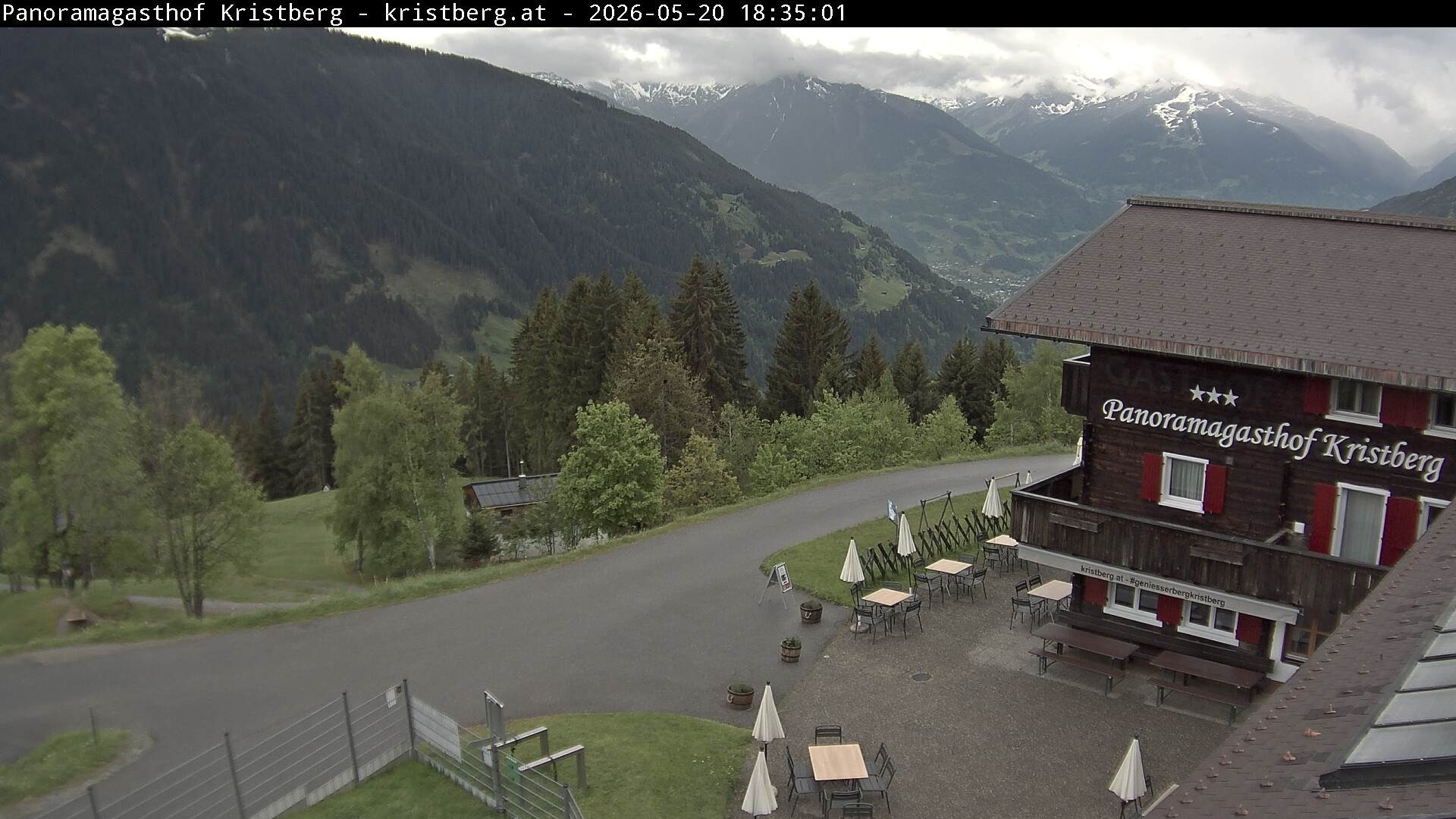 Archiv Foto Webcam Silbertal: Panoramagasthof Kristberg