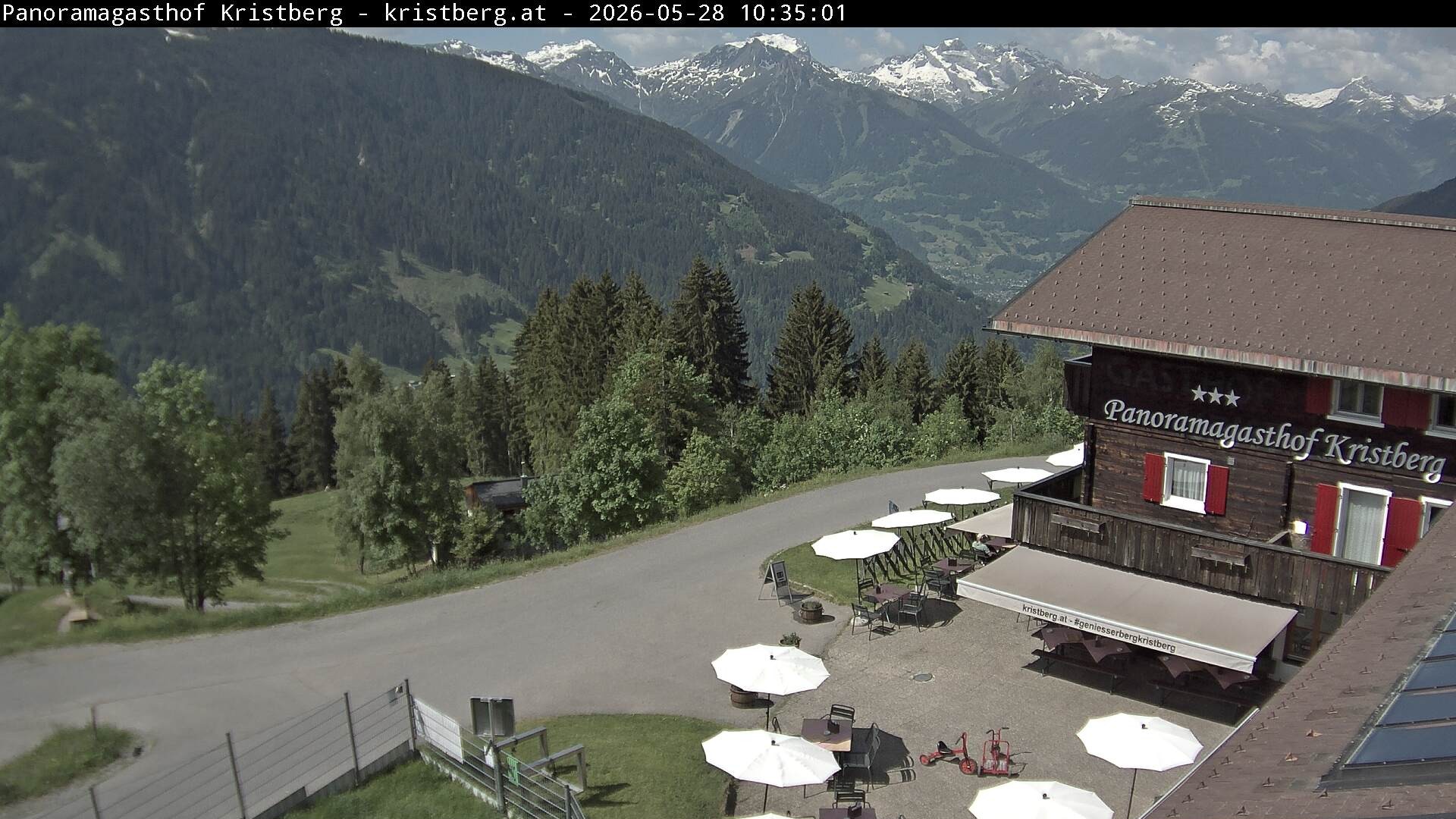 Archived image Webcam Restaurant Kristberg