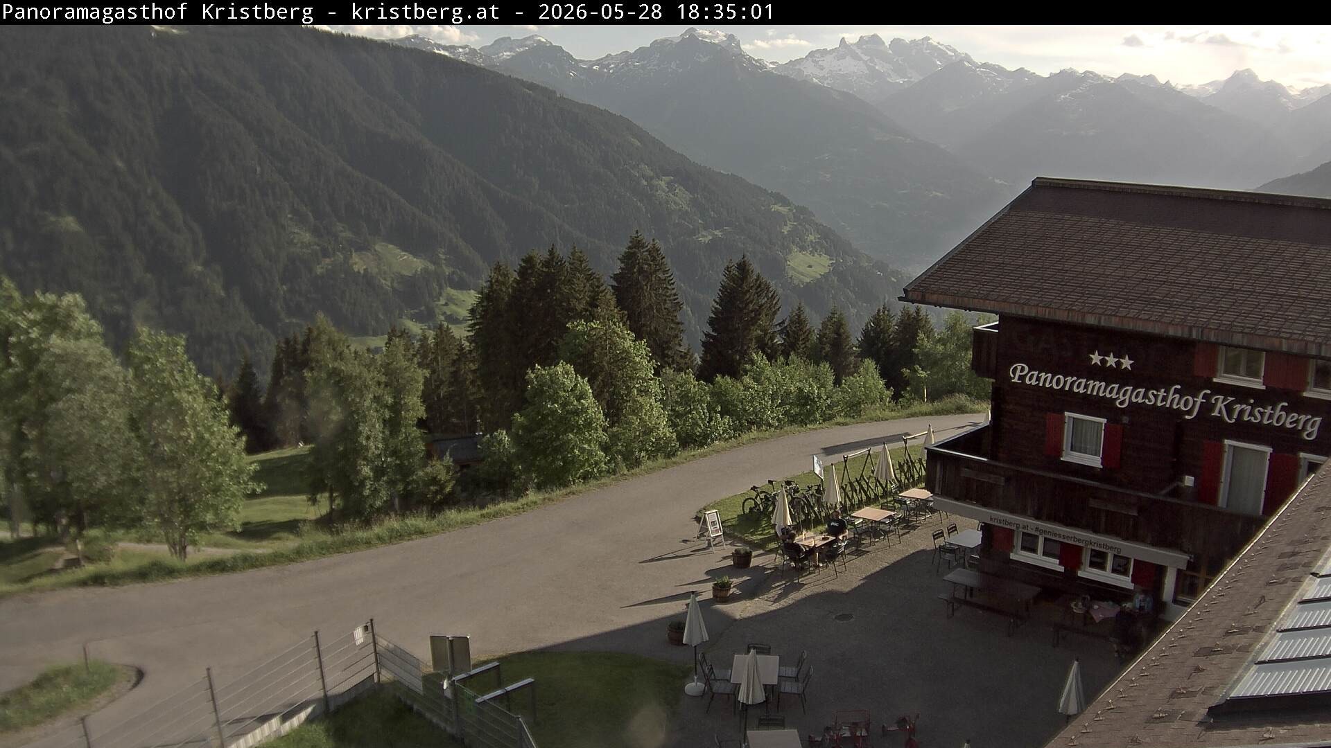 Archived image Webcam Restaurant Kristberg
