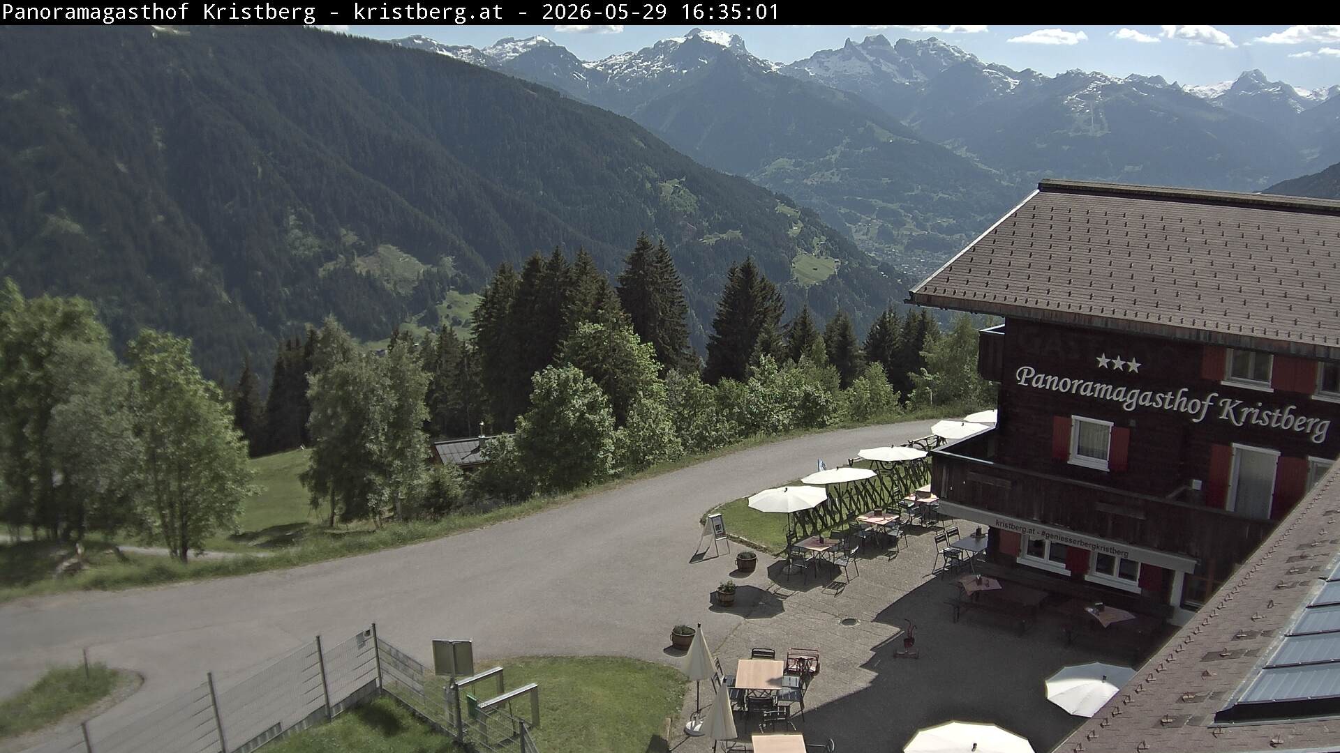 Archiv Foto Webcam Silbertal: Panoramagasthof Kristberg