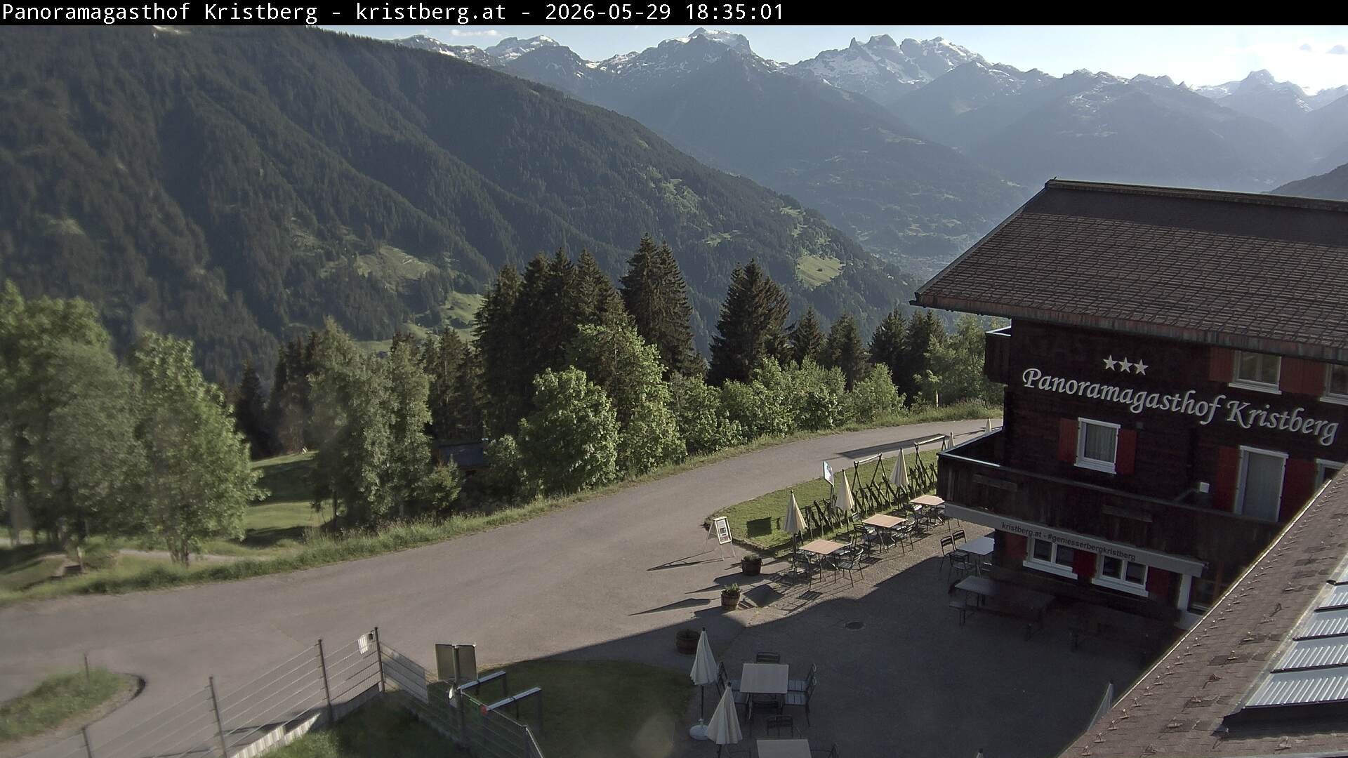 Archiv Foto Webcam Silbertal: Panoramagasthof Kristberg