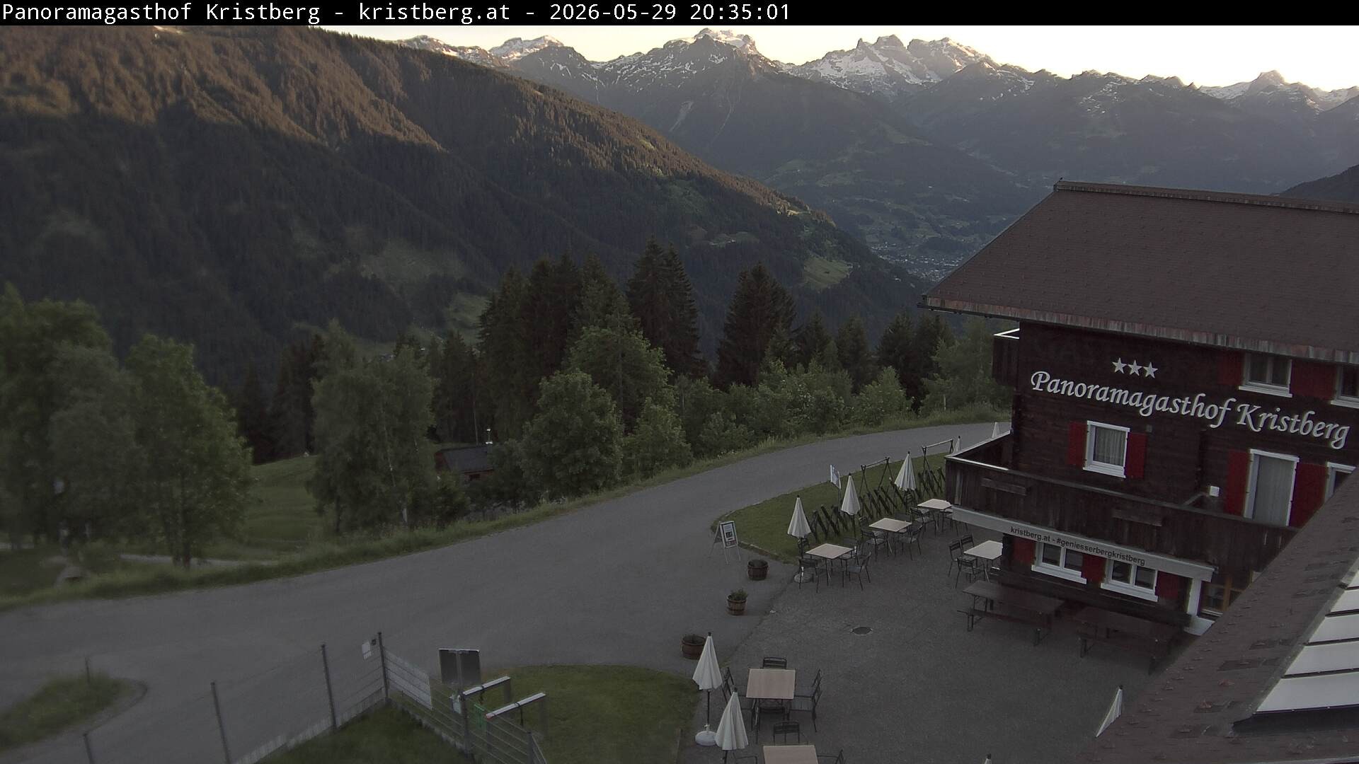 Archiv Foto Webcam Silbertal: Panoramagasthof Kristberg