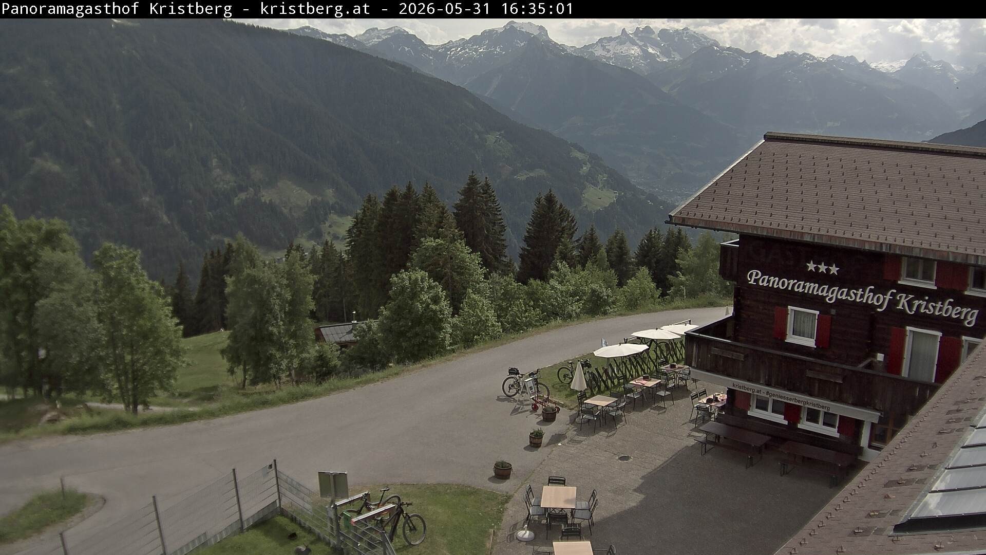 Archiv Foto Webcam Silbertal: Panoramagasthof Kristberg