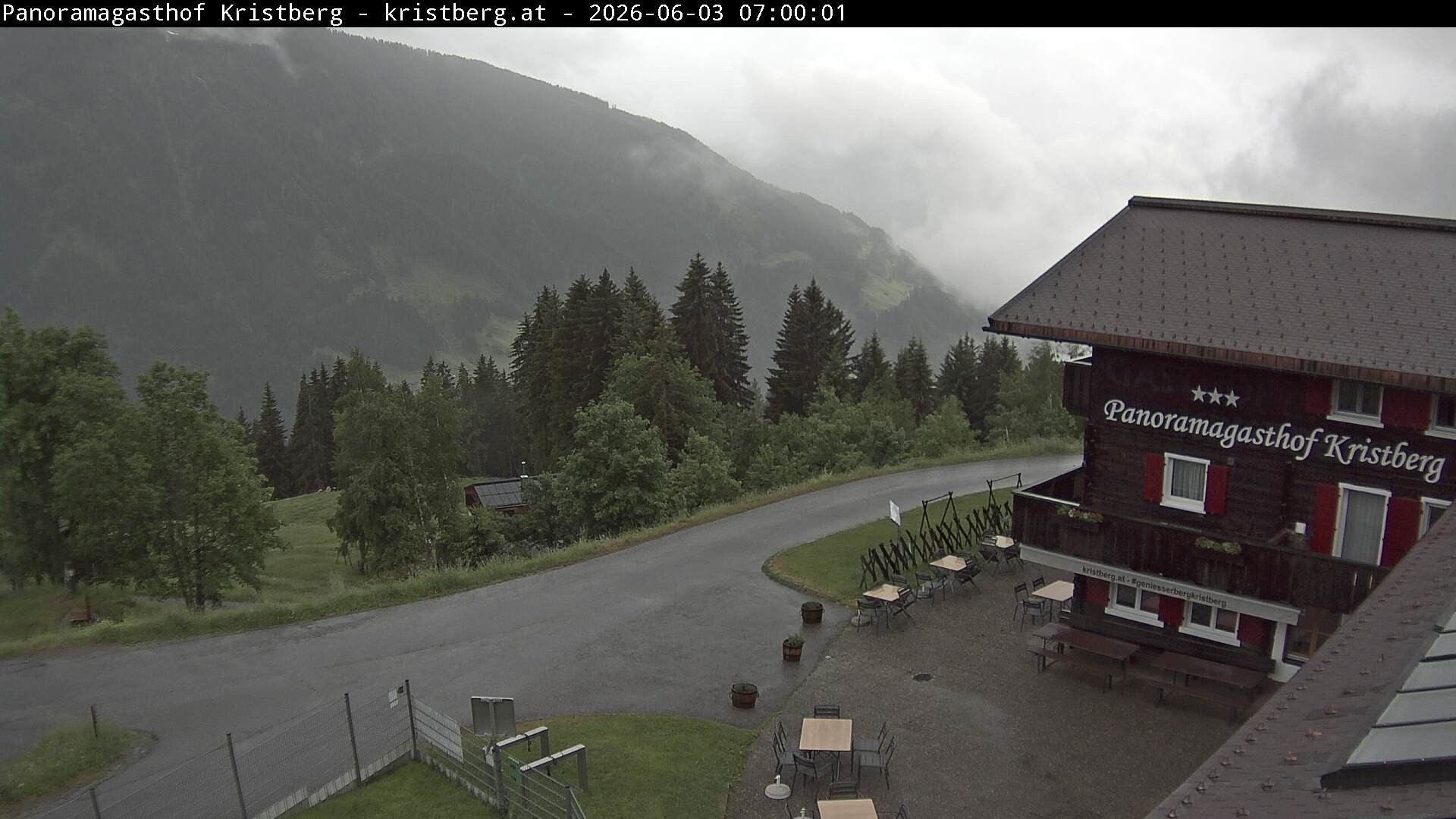 Archiv Foto Webcam Silbertal: Panoramagasthof Kristberg