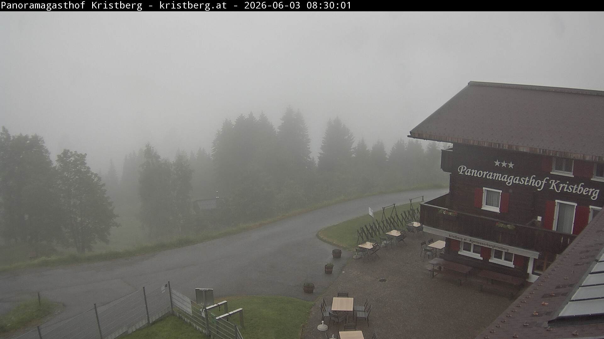 Archiv Foto Webcam Silbertal: Panoramagasthof Kristberg