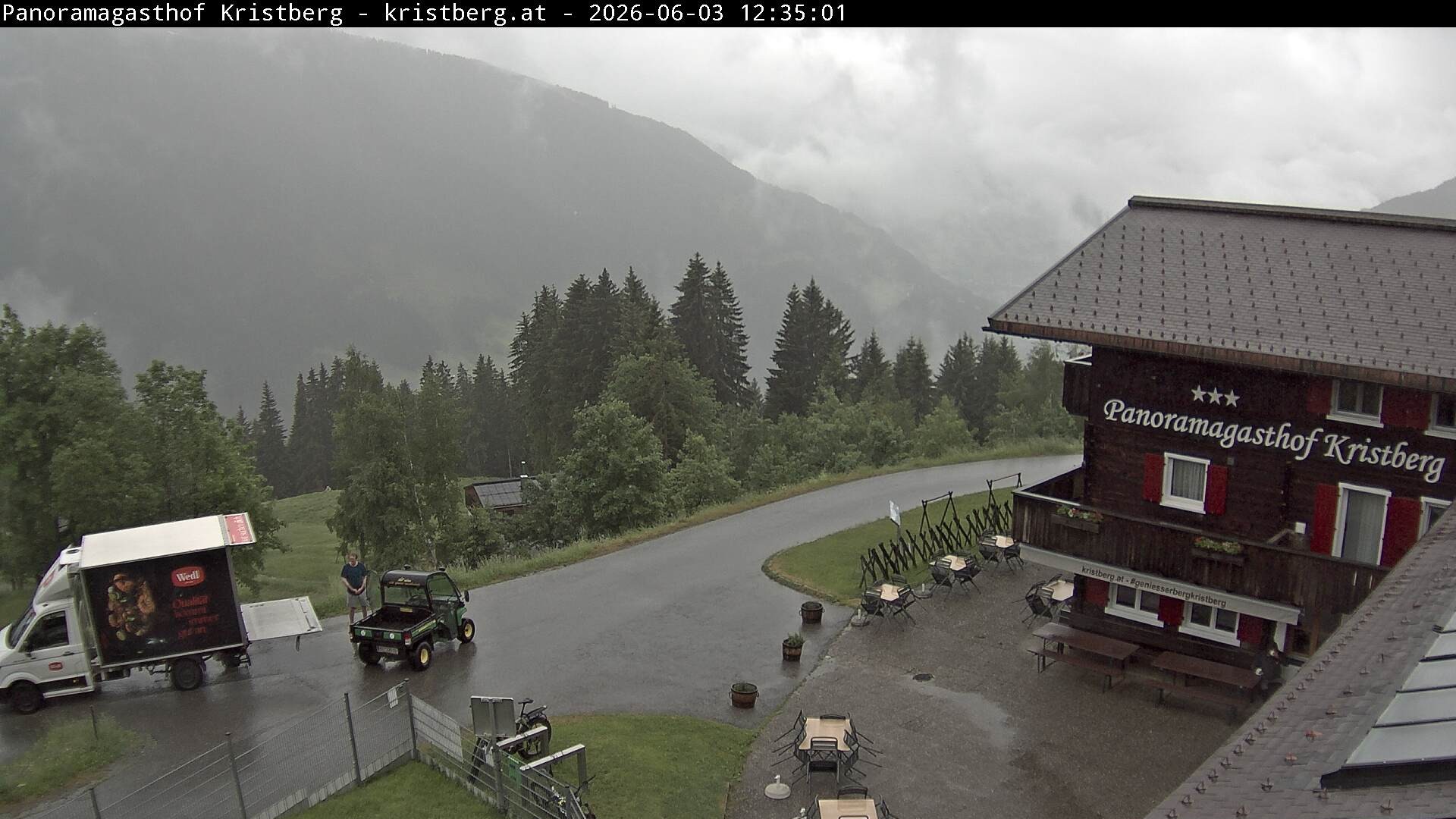 Archiv Foto Webcam Silbertal: Panoramagasthof Kristberg