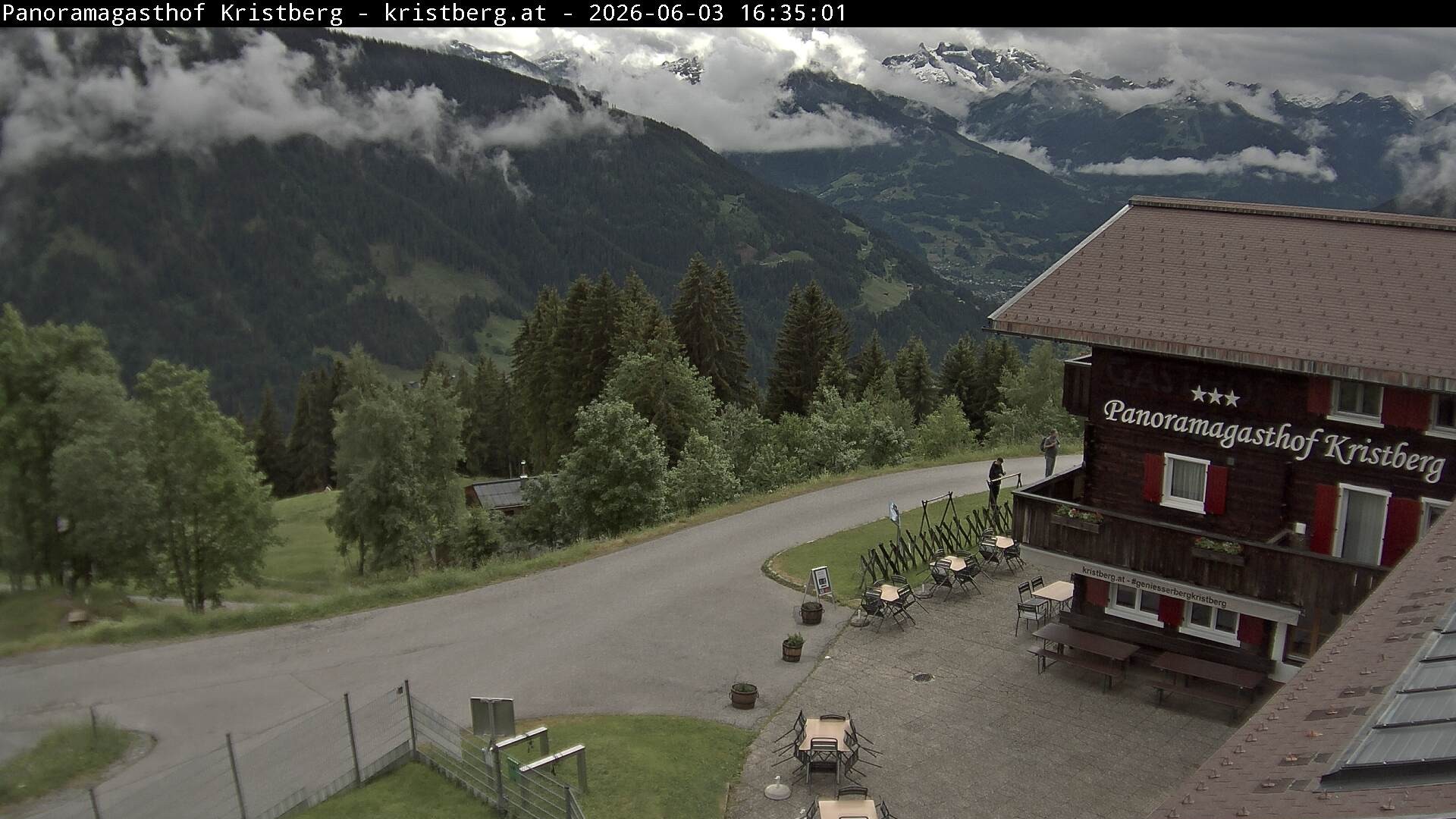 Archiv Foto Webcam Silbertal: Panoramagasthof Kristberg